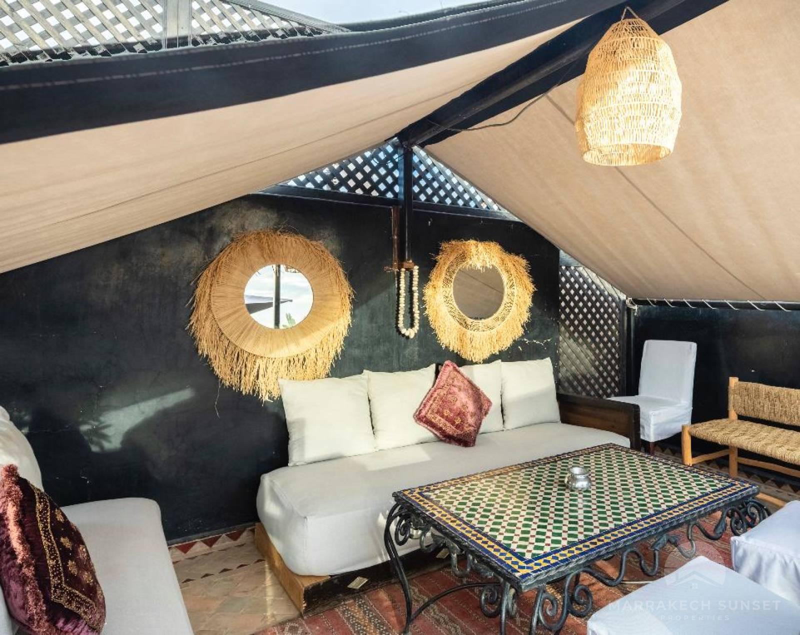  Luxury Guesthouse Riad for Sale in the Heart of Marrakech Medina