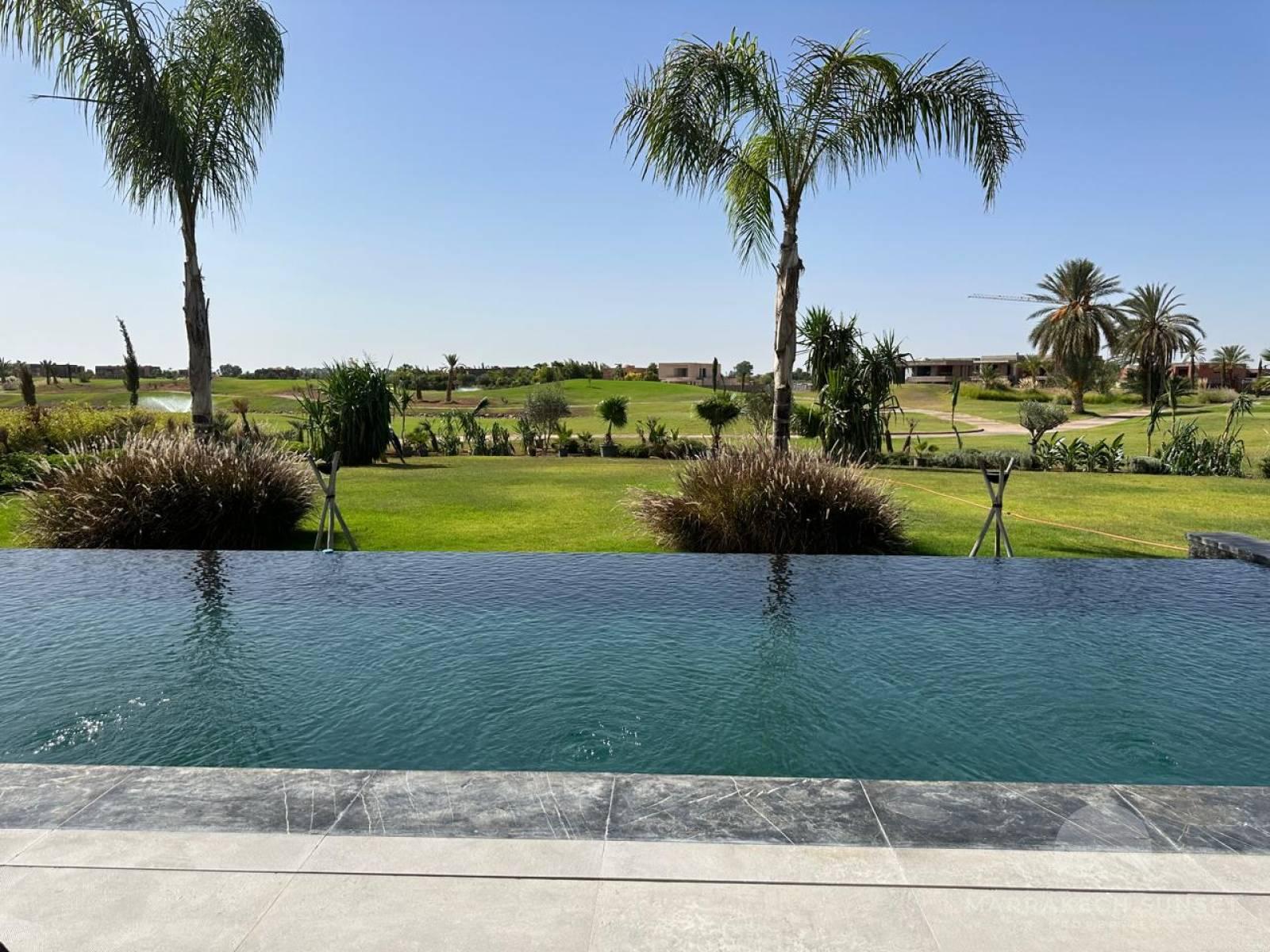 Luxurious Marrakech Villa of 5 suites for sale Frontline Golf 
