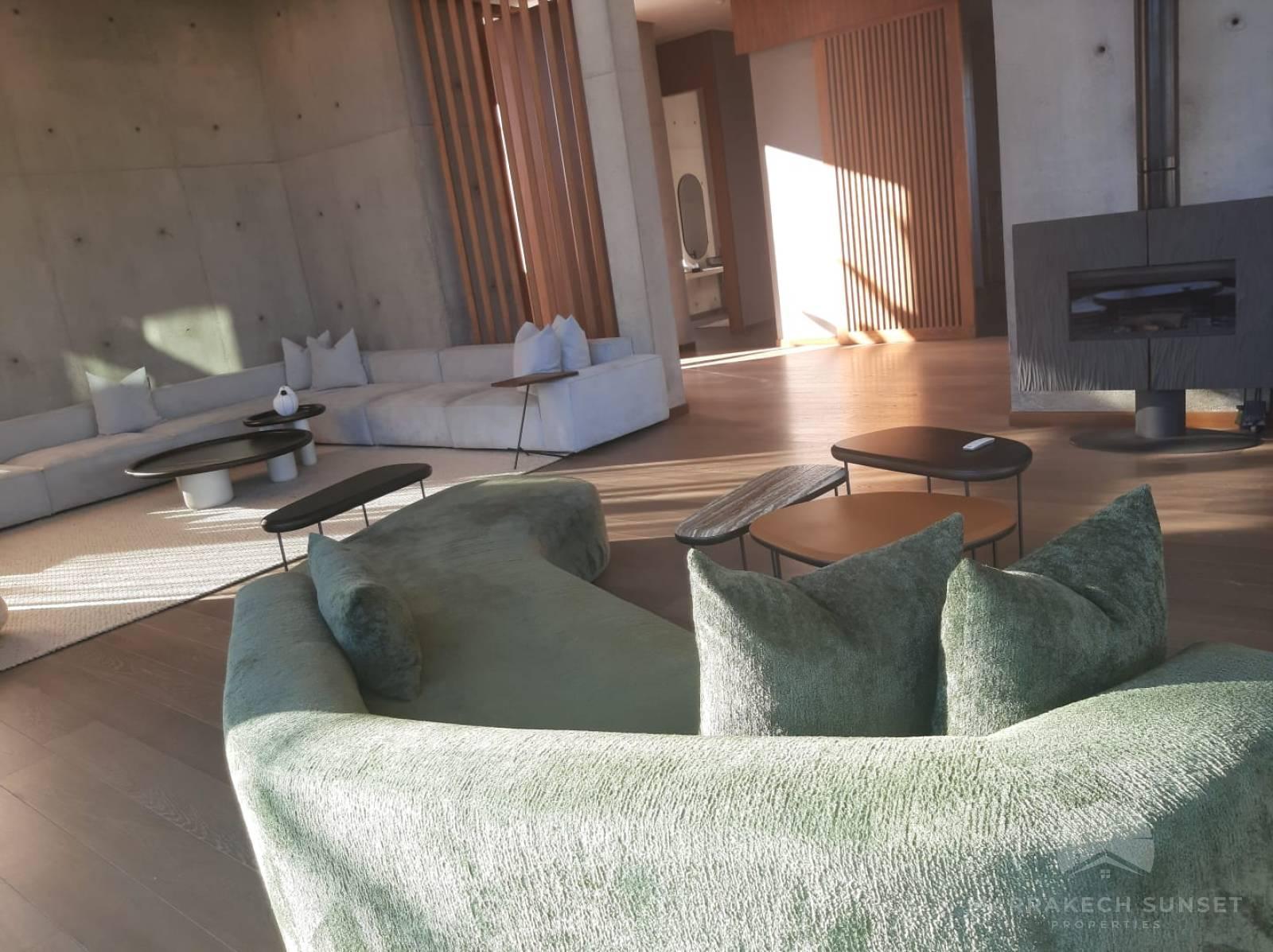 Luxury Contemporary Villa for sale front line Golf Marrakech