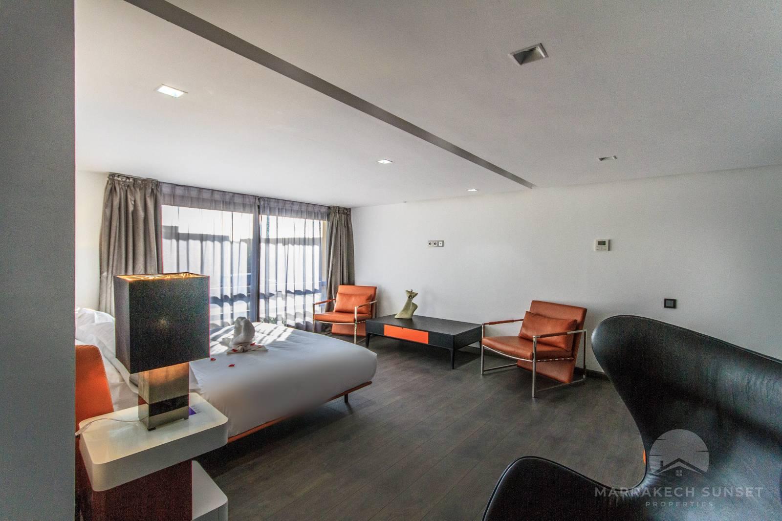 01 chambre appartement style Loft à vendre à Marrakech dans un complexe résidentiel