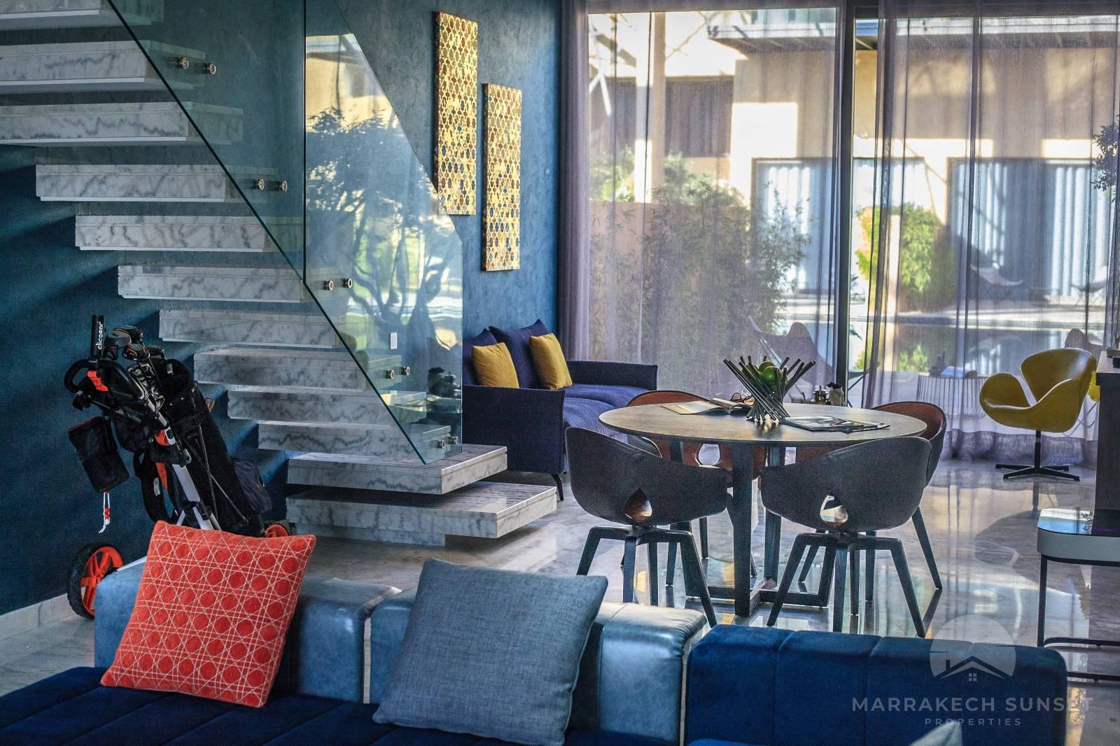  Luxury 2 bedroom Loft apartment for sale in Marrakech 