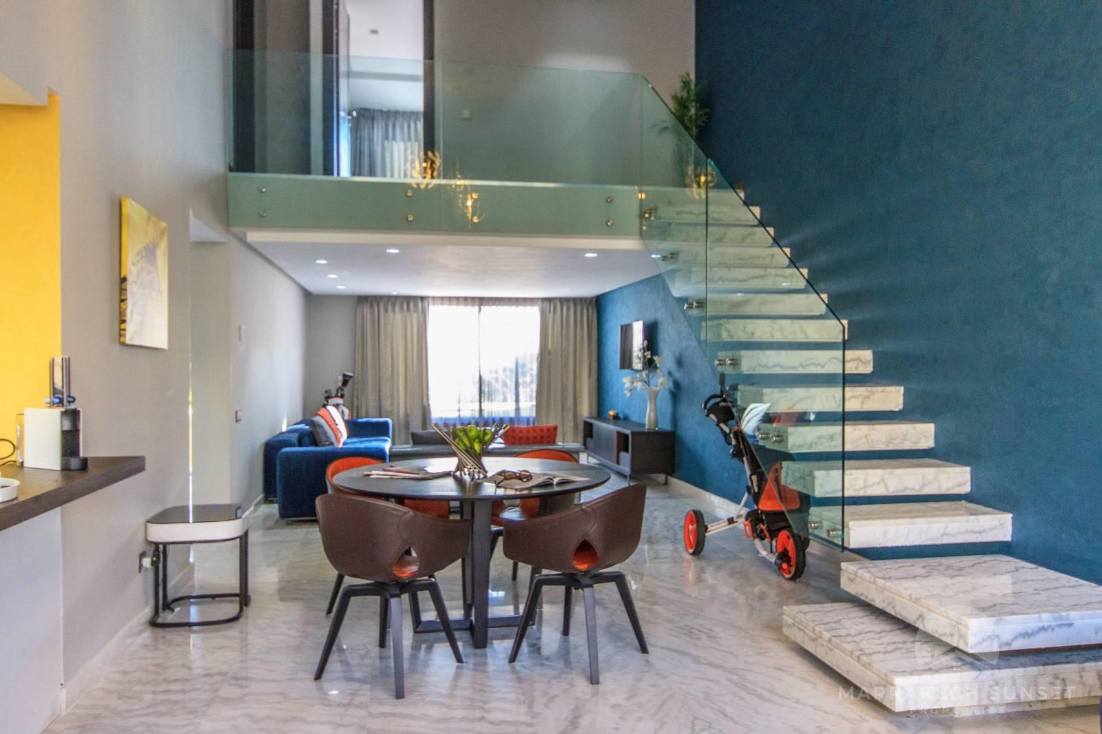  Luxury 2 bedroom Loft apartment for sale in Marrakech 