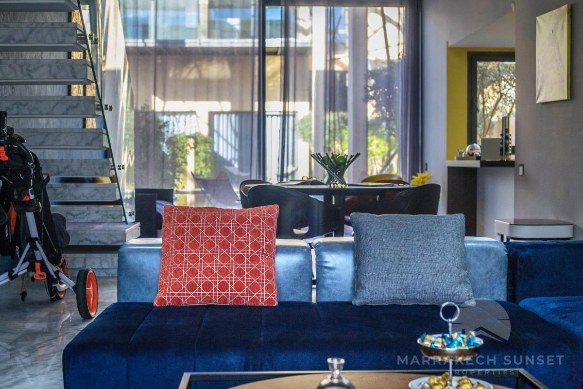 01 chambre appartement style Loft à vendre à Marrakech dans un complexe résidentiel 