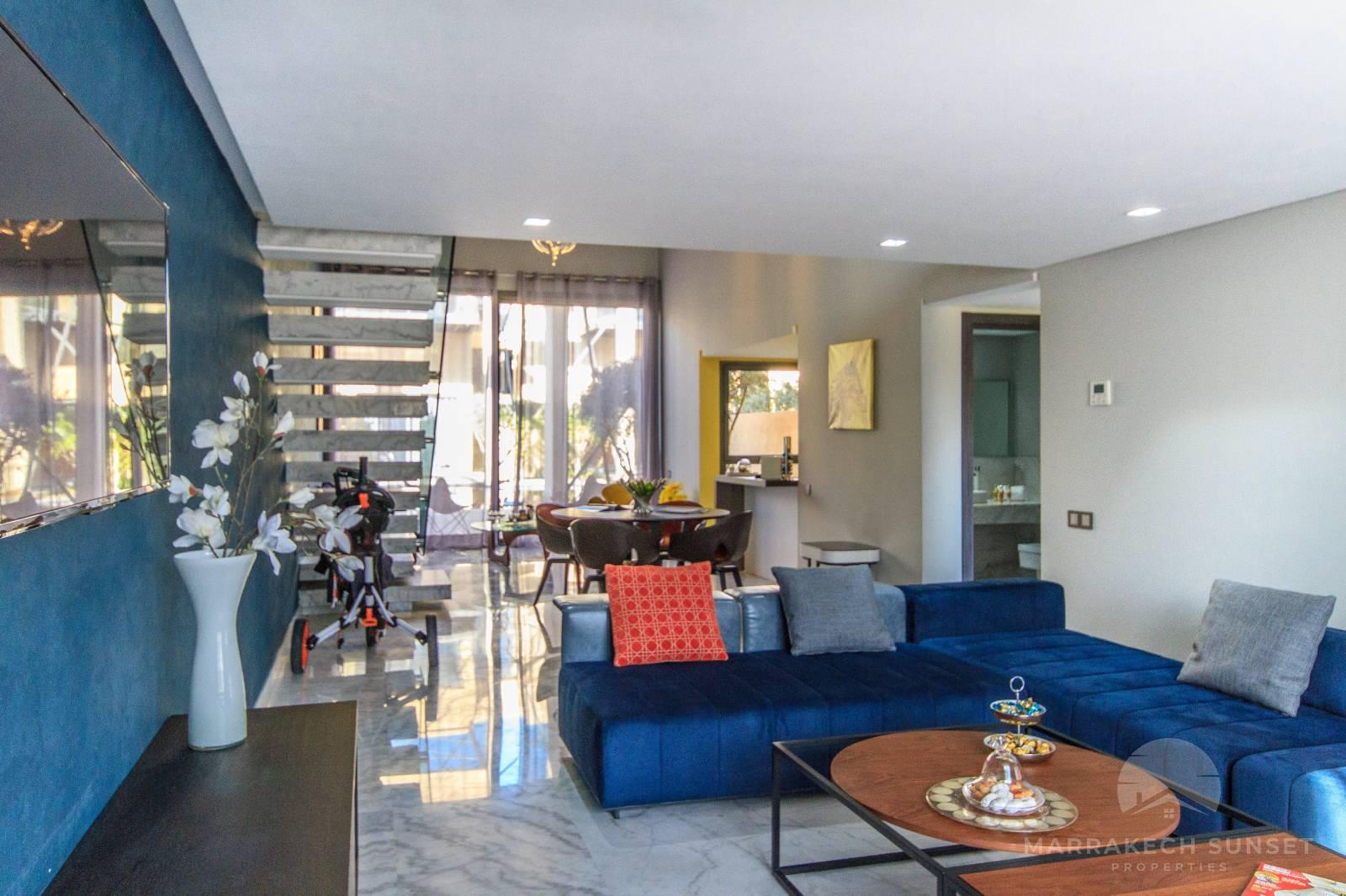  Luxury 2 bedroom Loft apartment for sale in Marrakech 