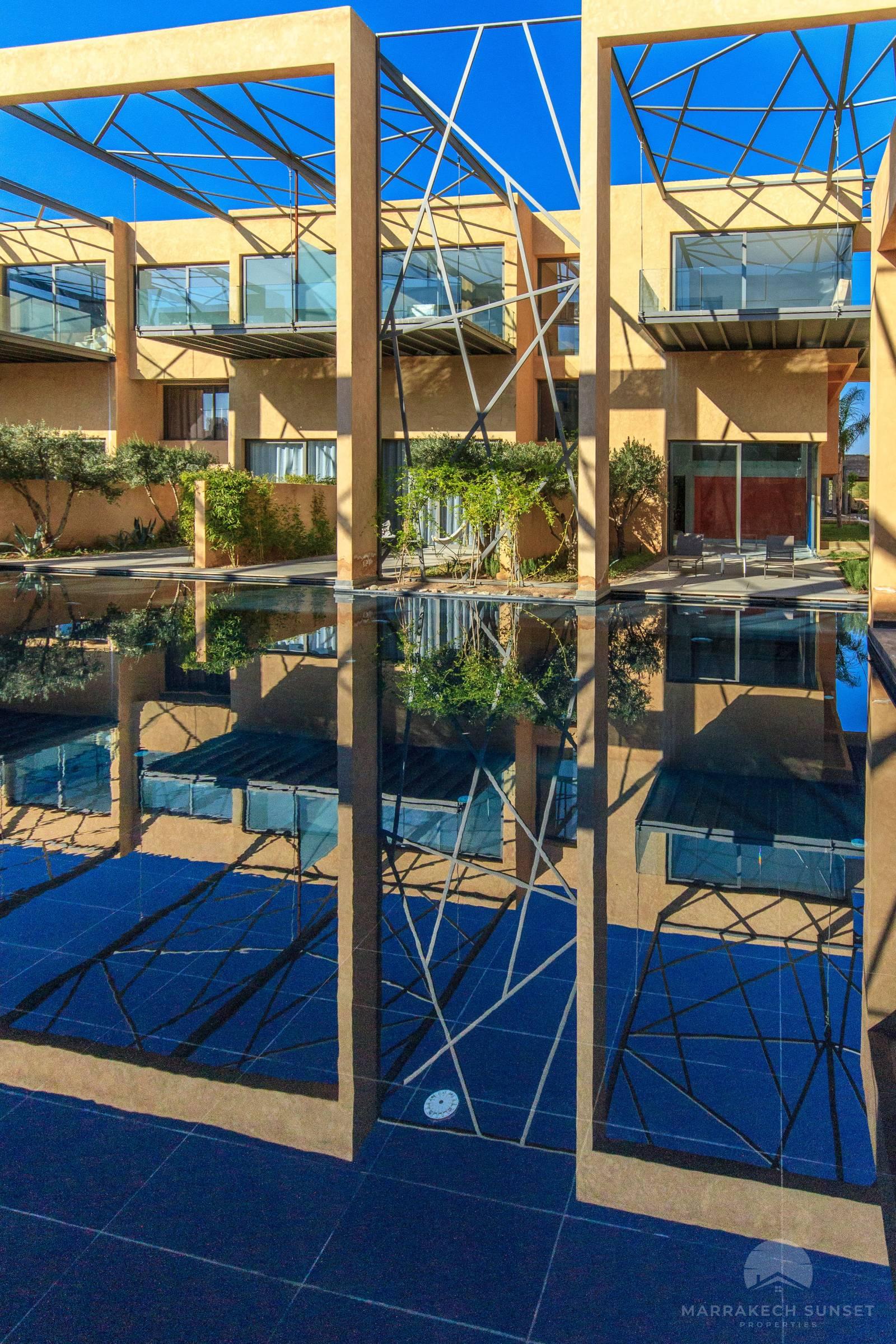 01 chambre appartement style Loft à vendre à Marrakech dans un complexe résidentiel