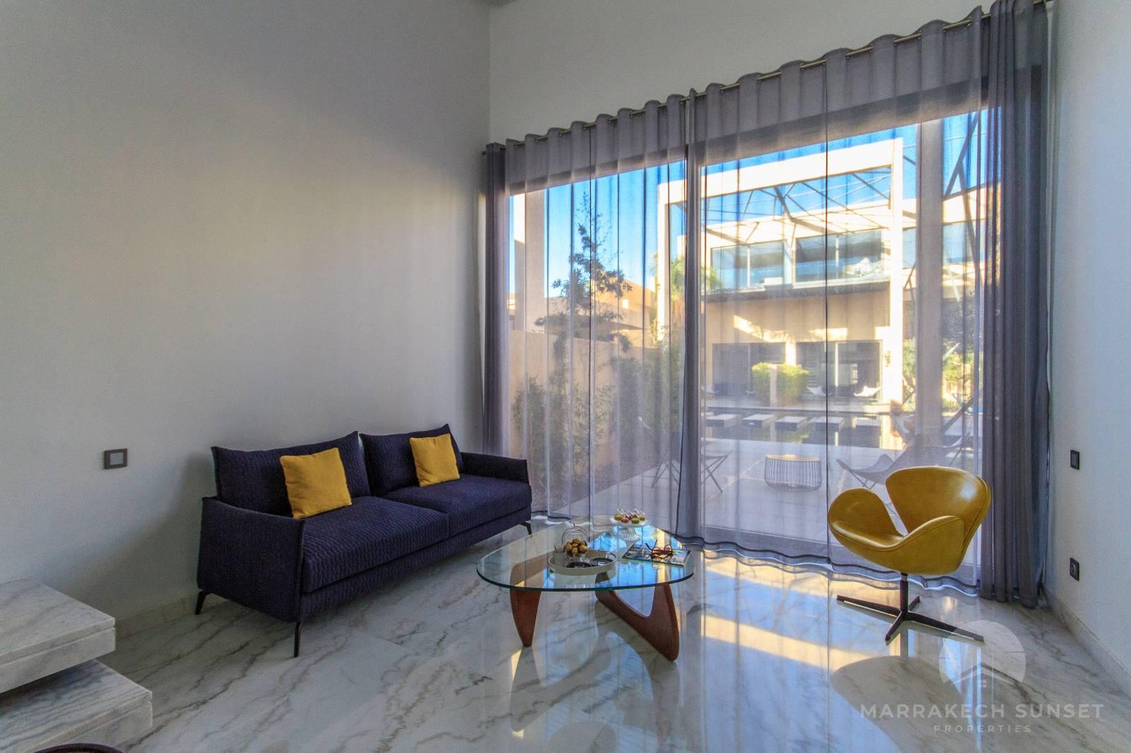 01 chambre appartement style Loft à vendre à Marrakech dans un complexe résidentiel
