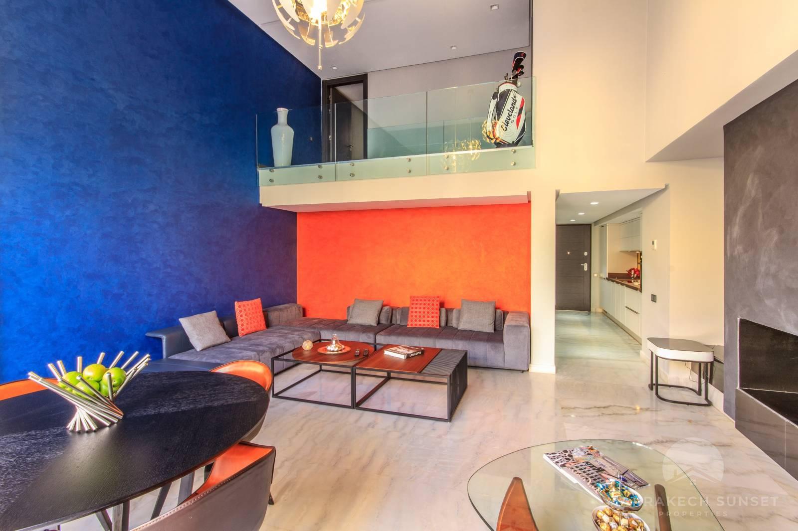 3 bedroom Loft apartment for sale in a gated Community in marrakech