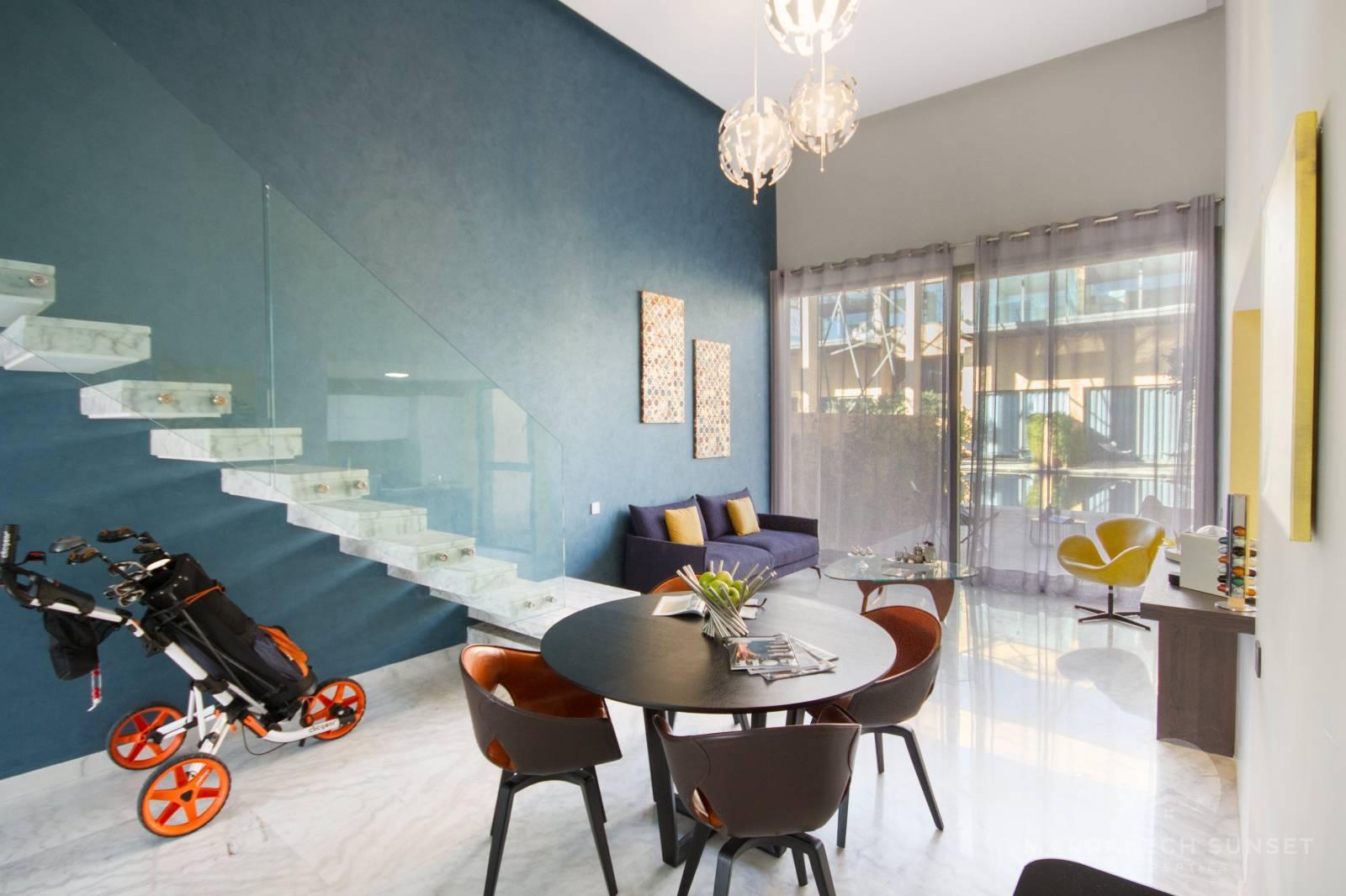 3 bedroom Loft apartment for sale in a gated Community in marrakech