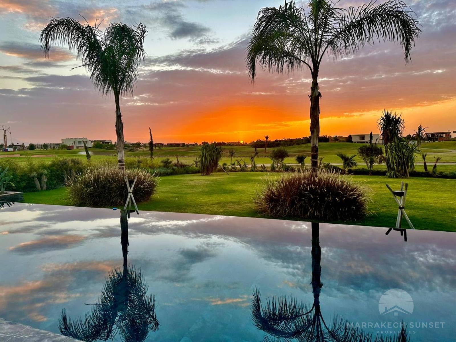 Luxurious Marrakech Villa of 5 suites for sale Frontline Golf 