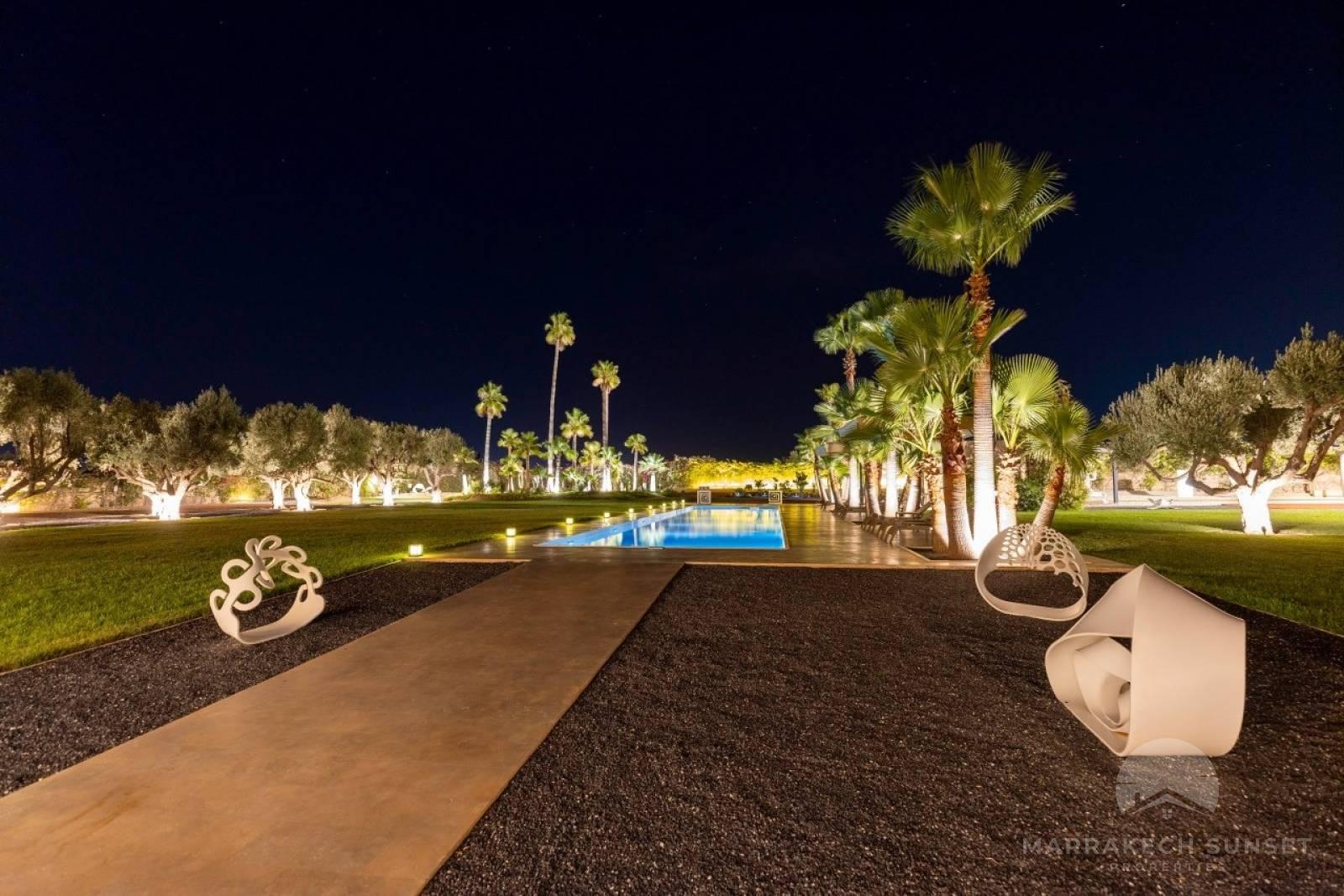 Luxury villa for rent with a panoramic views of Atlas Mountains  Marrakech