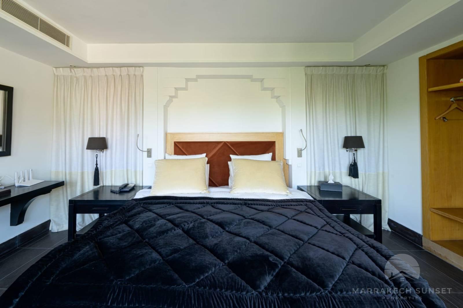 Elegant 3-Bedroom Riad for rent with Private Pool in Naoura Barrière Hotel Residence – Medina Marrakech