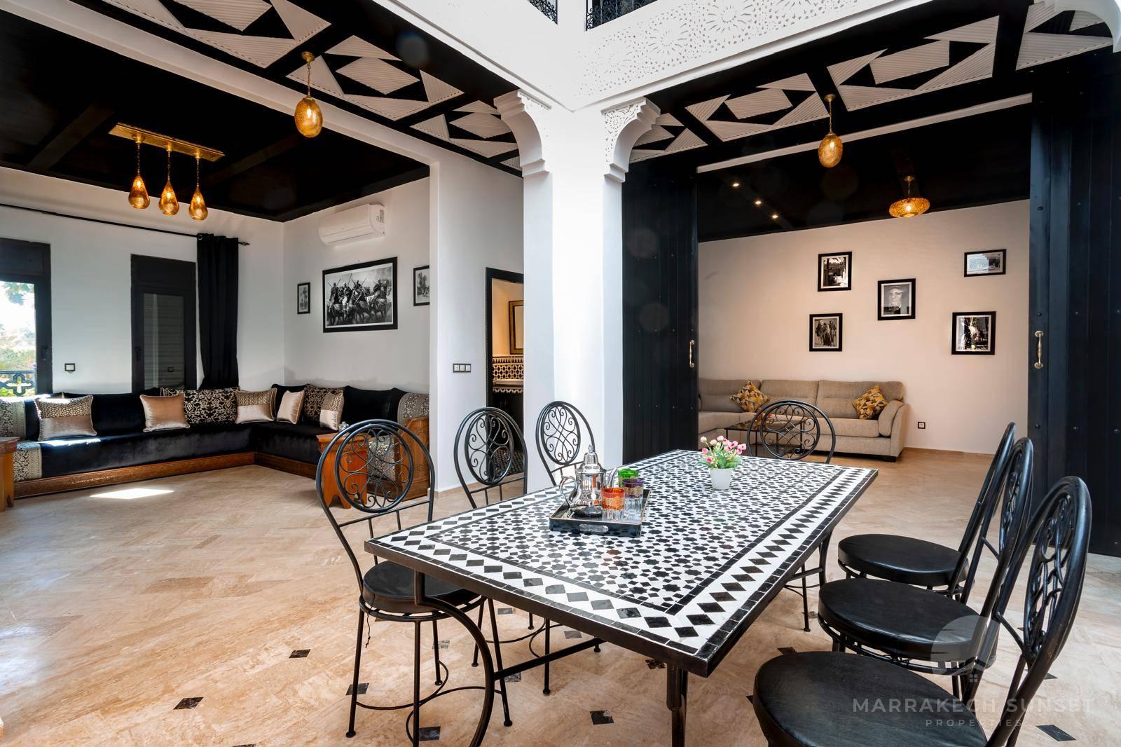 Charming Renovated Riad-Style Villa in Secure Residence marrakech