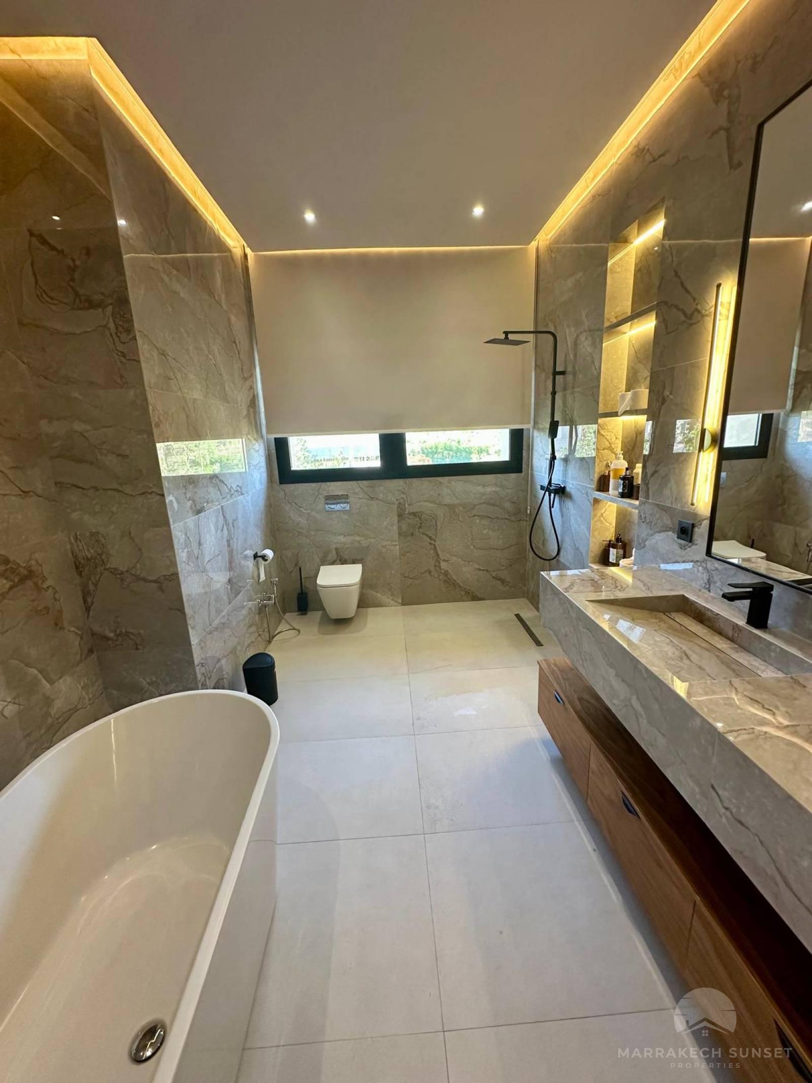 Front Golf Villa for Long-Term Rental in a Prestigious Golf Residence – Marrakech