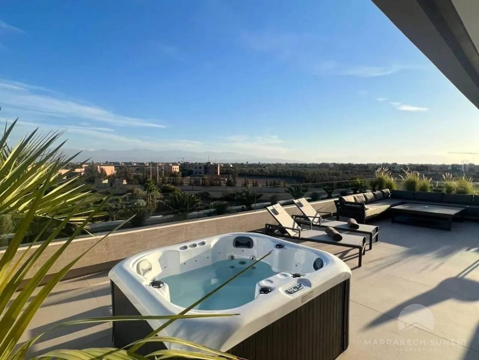 Luxury Front Golf Villa for Long-Term Rental in a Prestigious Residence – Marrakech