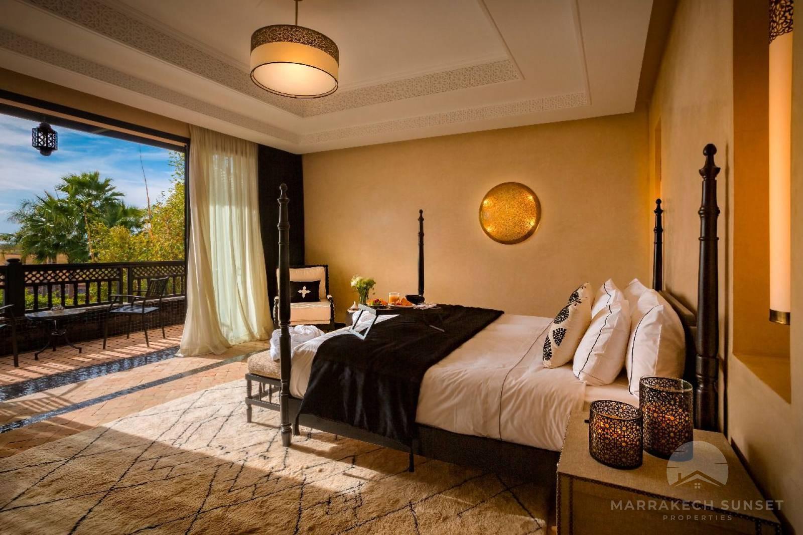 Luxury villa with amazing views for rent Frontline Golf in Marrakech