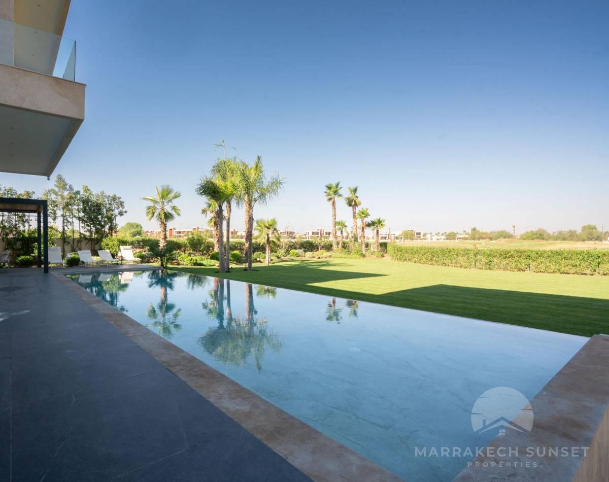 Front Golf Villa for Long-Term Rental in a Prestigious Golf Residence – Marrakech