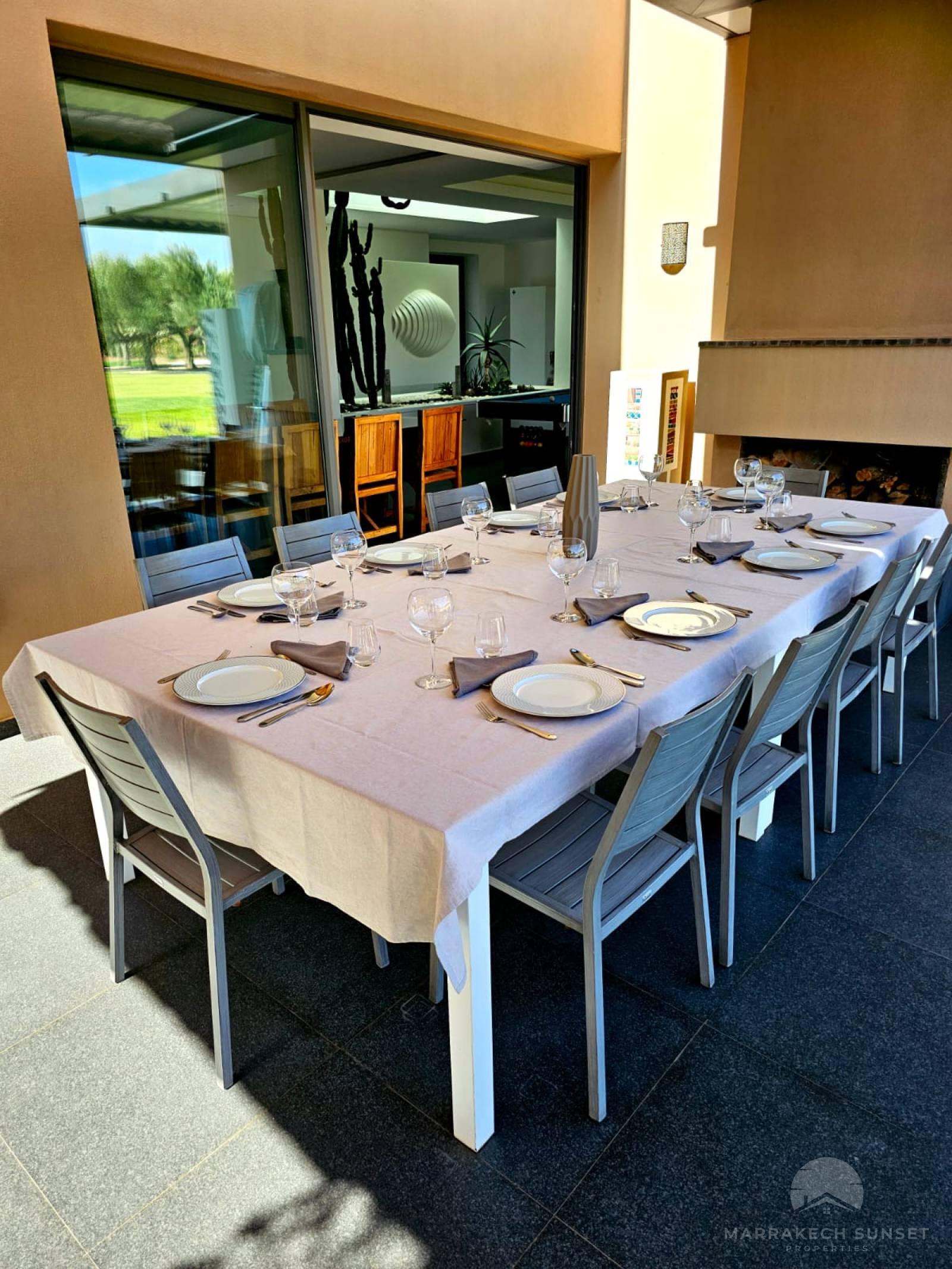 Luxury villa for rent with a panoramic views of Atlas Mountains  Marrakech