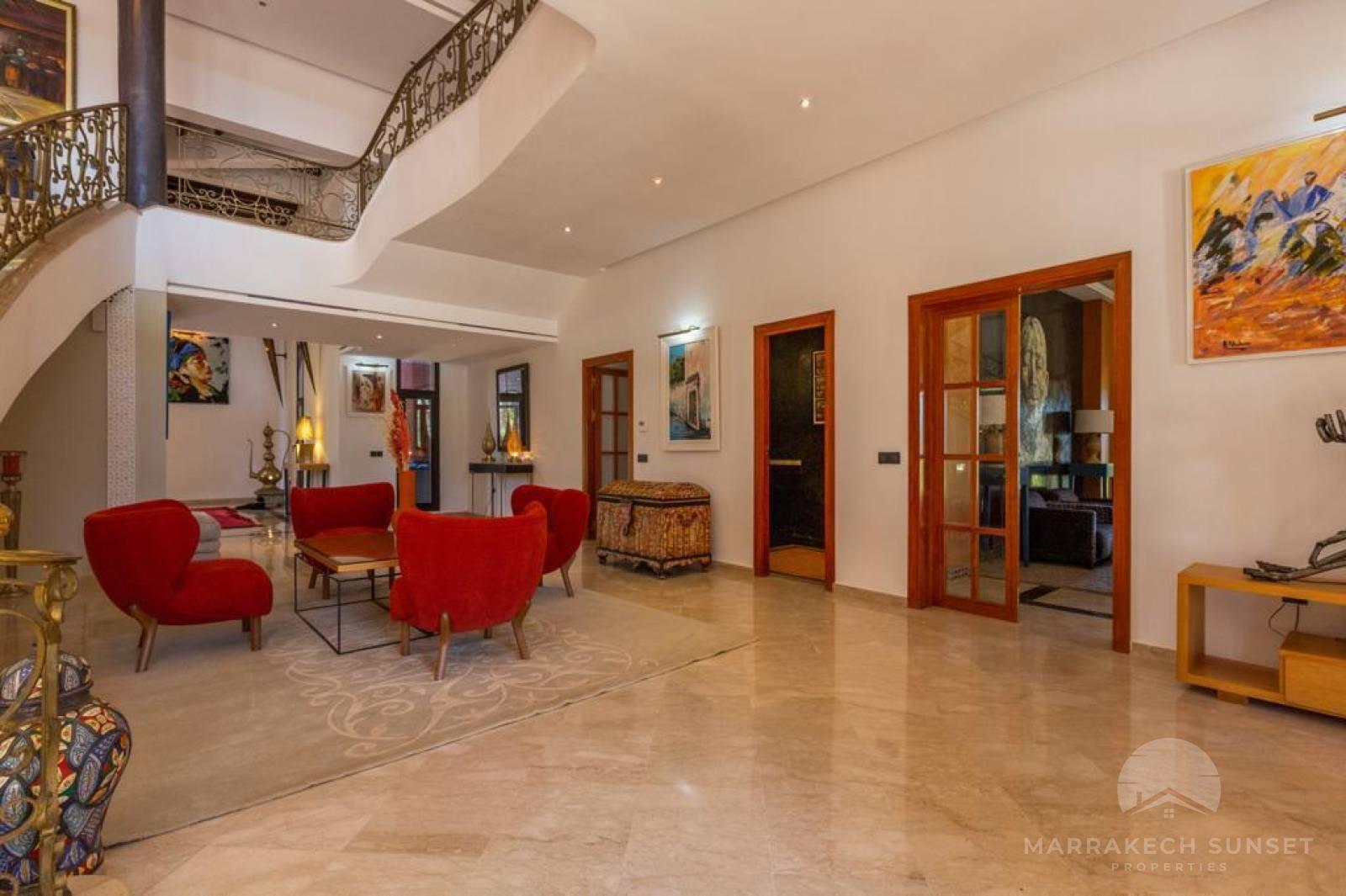 Luxury 7-bedroom villa for rent with amazing views Marrakech