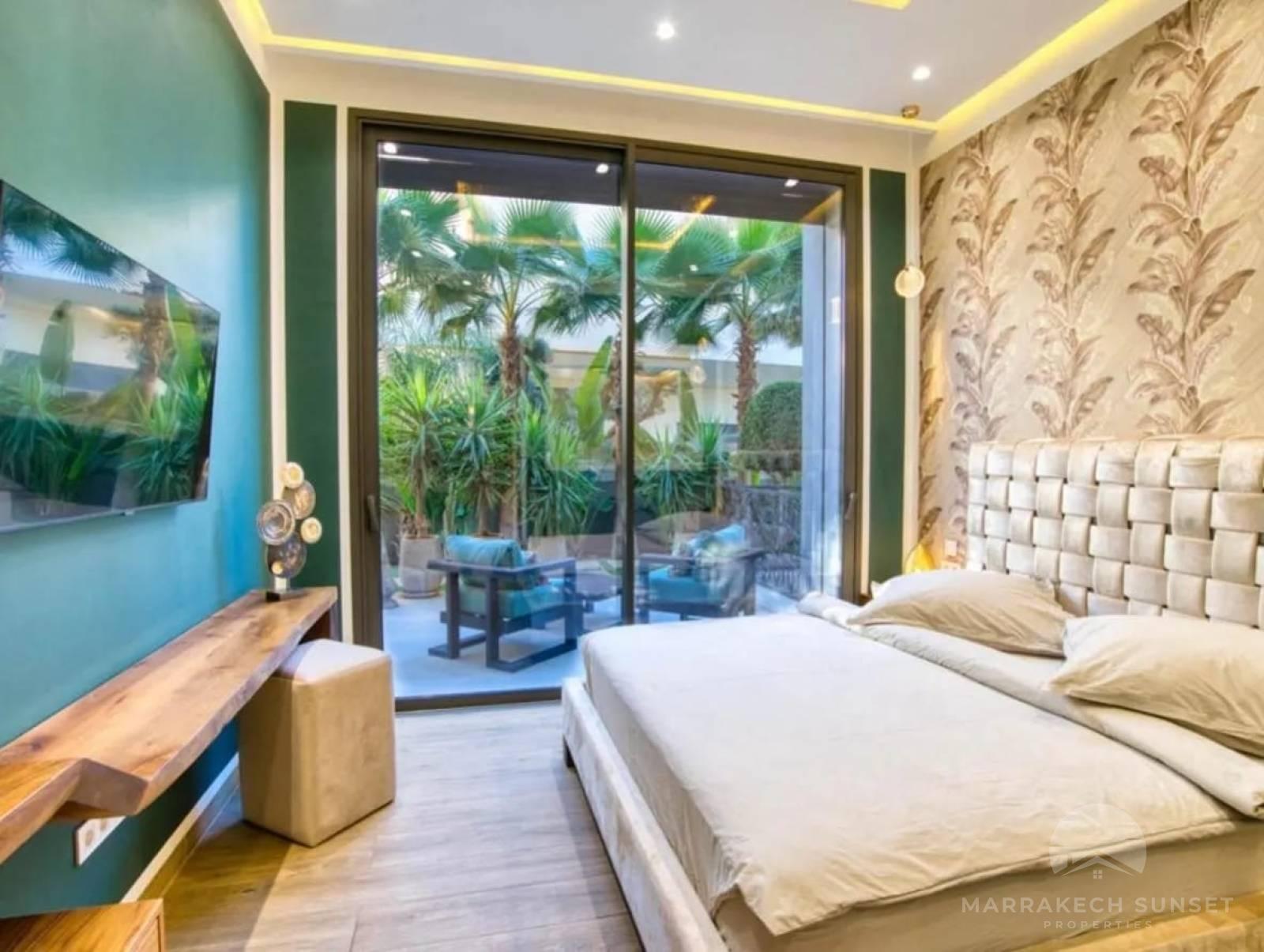 Luxury Front Golf Villa for Long-Term Rental in a Prestigious Residence – Marrakech