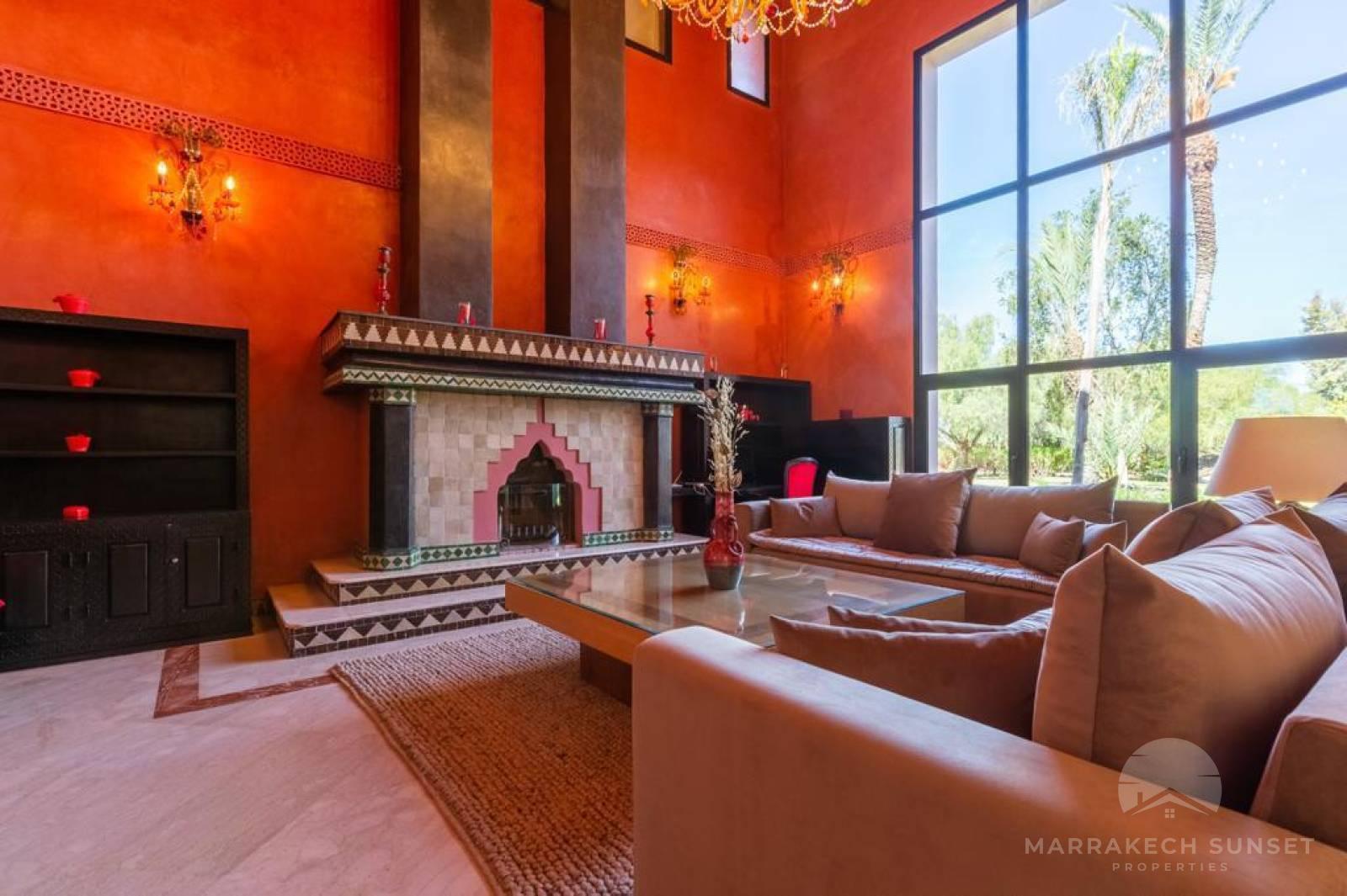 Luxury 7-bedroom villa for rent with amazing views Marrakech