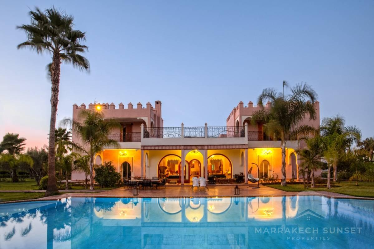 Luxury Moroccan Guest House for sale with Panoramic Atlas Views