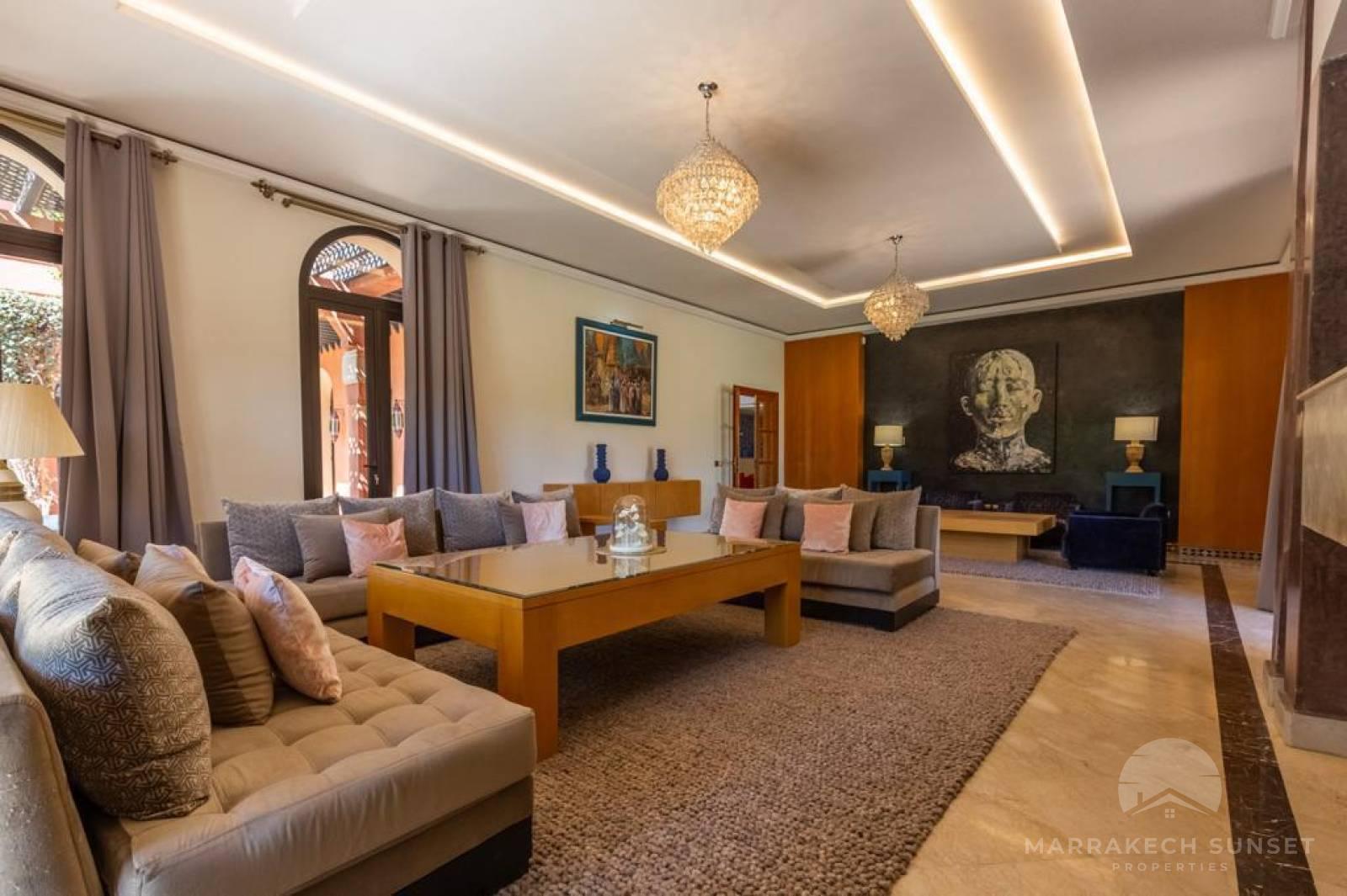 Stunning 7 bedrooms villa for rent in Marrakech 