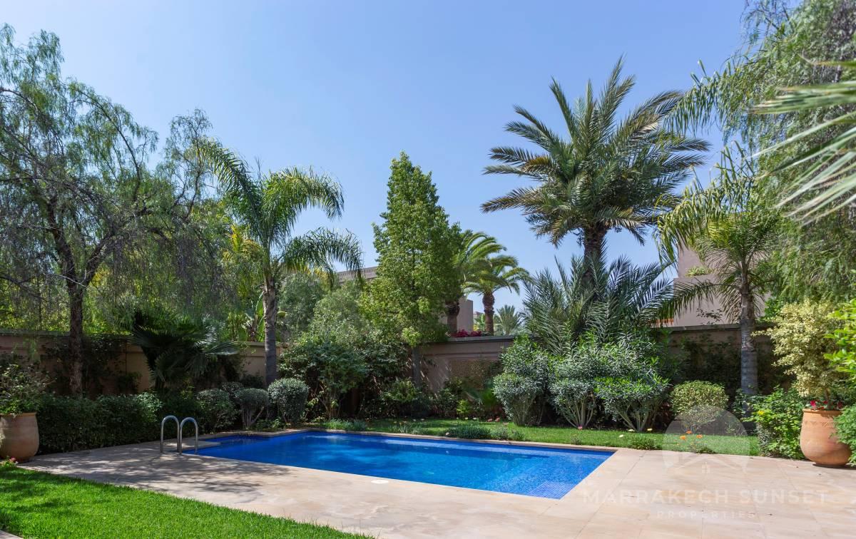 An exceptional luxury villa for rent Marrakech close to M avenue