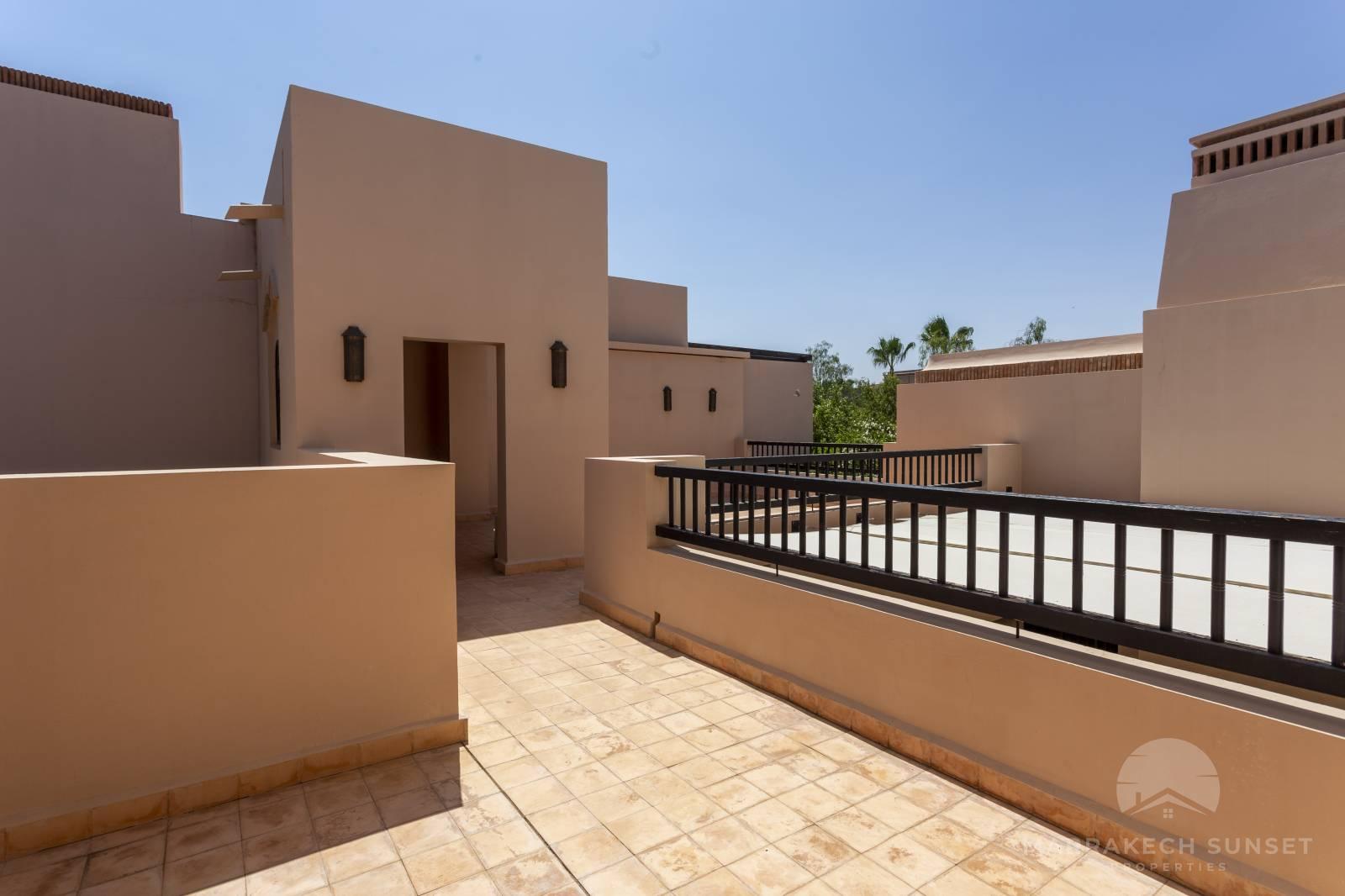 Villa de luxe unique et moderne de 02 chambres à vendre à Marrakech dans un complexe résidentiel