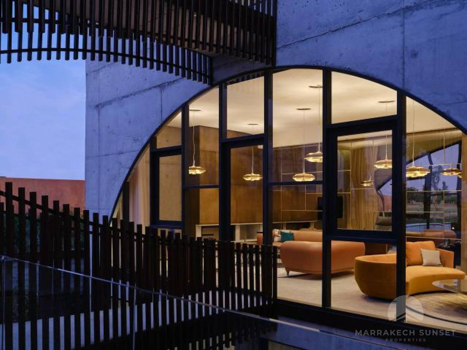 Elegant Luxury Contemporary Villa for Sale in Amelkis Golf Resort in Marrakech