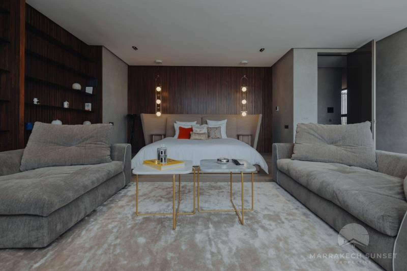Elegant Luxury Contemporary Villa for Sale in Amelkis Golf Resort in Marrakech