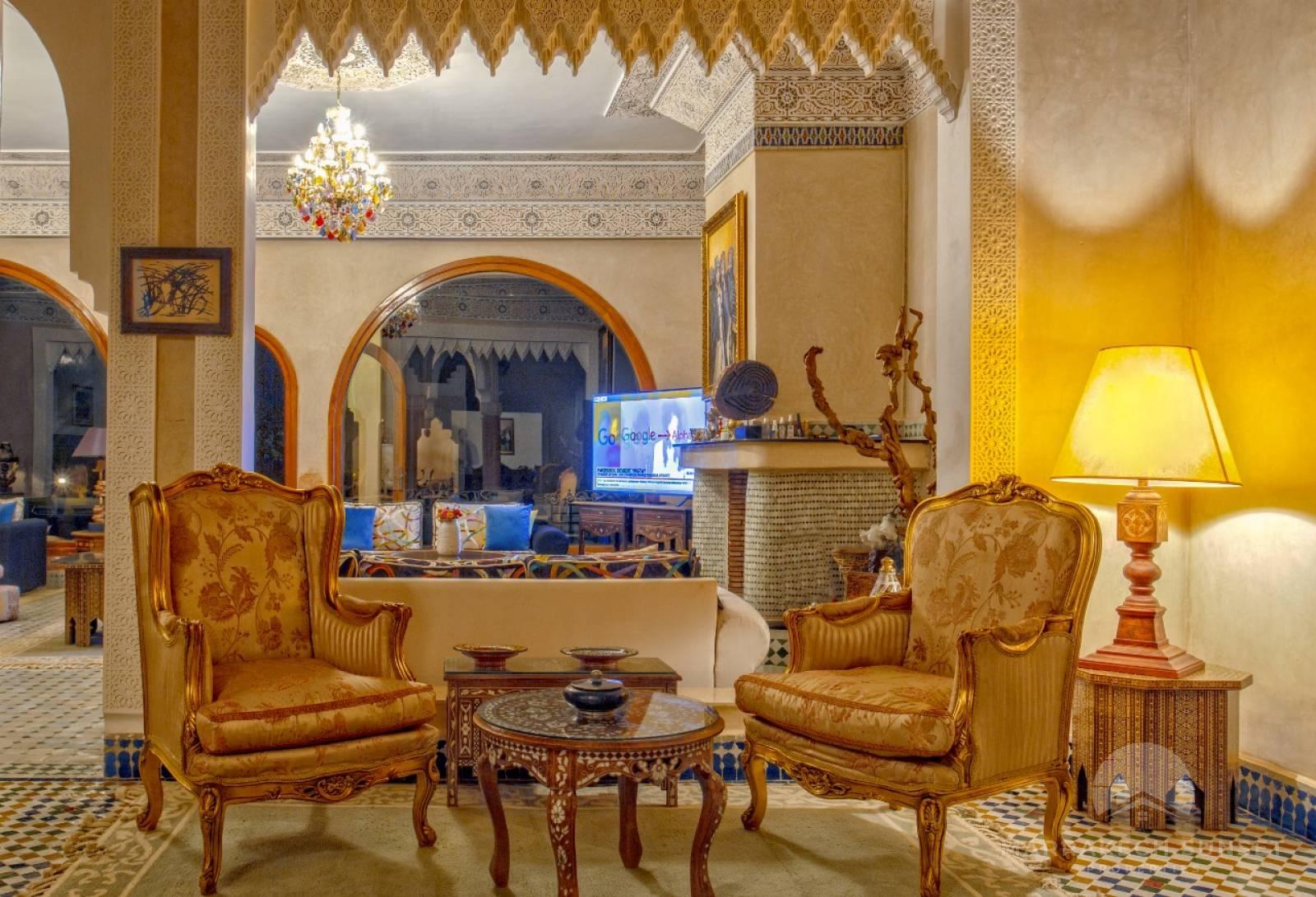 Luxury Moroccan Guest House for sale with Panoramic Atlas Views