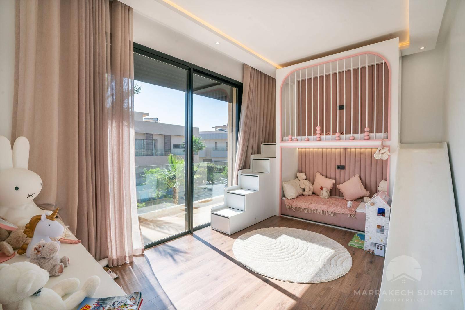 Front Golf Villa for Long-Term Rental in a Prestigious Golf Residence – Marrakech