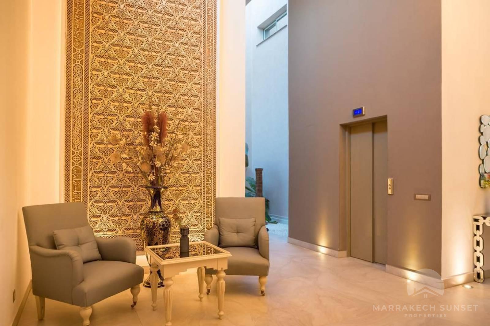 Luxurious Marrakech Villa of 6 suites for holiday rent in a secured Golf Residence