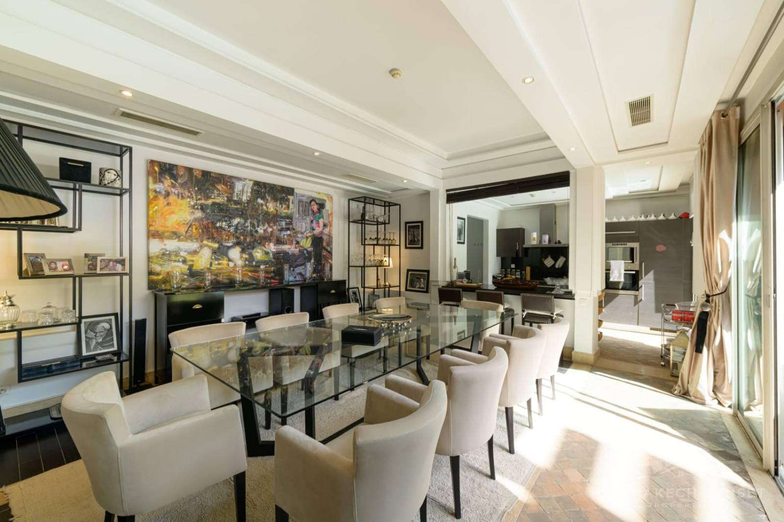 Elegant 3-Bedroom Riad for rent with Private Pool in Naoura Barrière Hotel Residence – Medina Marrakech