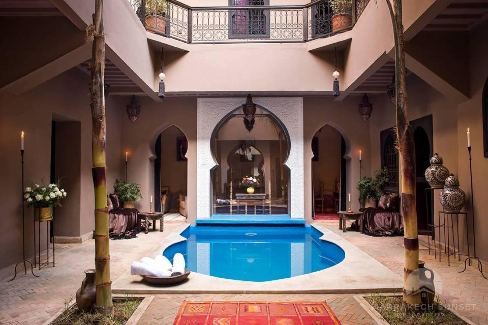 Authentic 9 bedroom Riad with prime location for sale in Marrakech