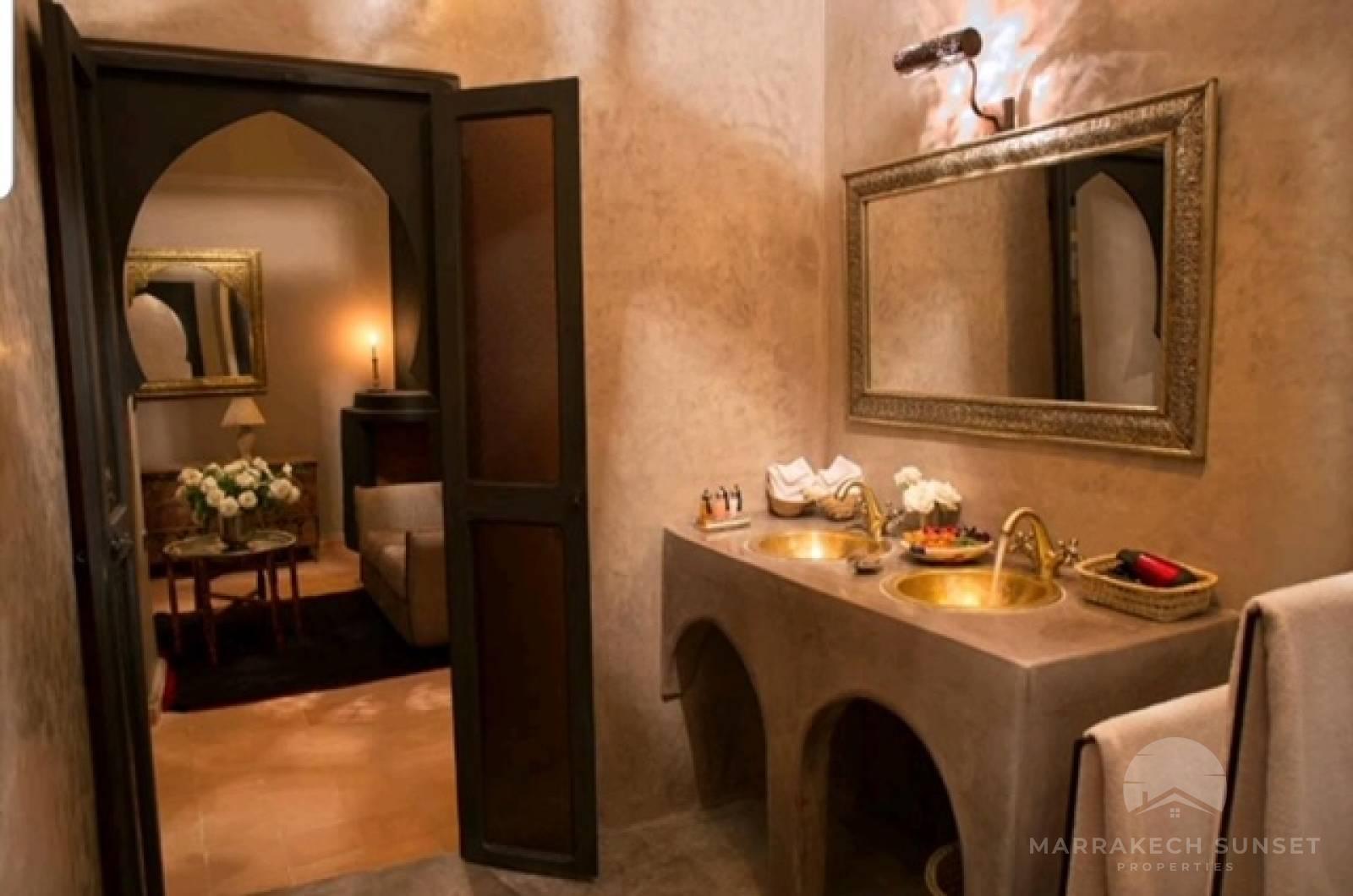 Authentic 9 bedroom Riad with prime location for sale in Marrakech