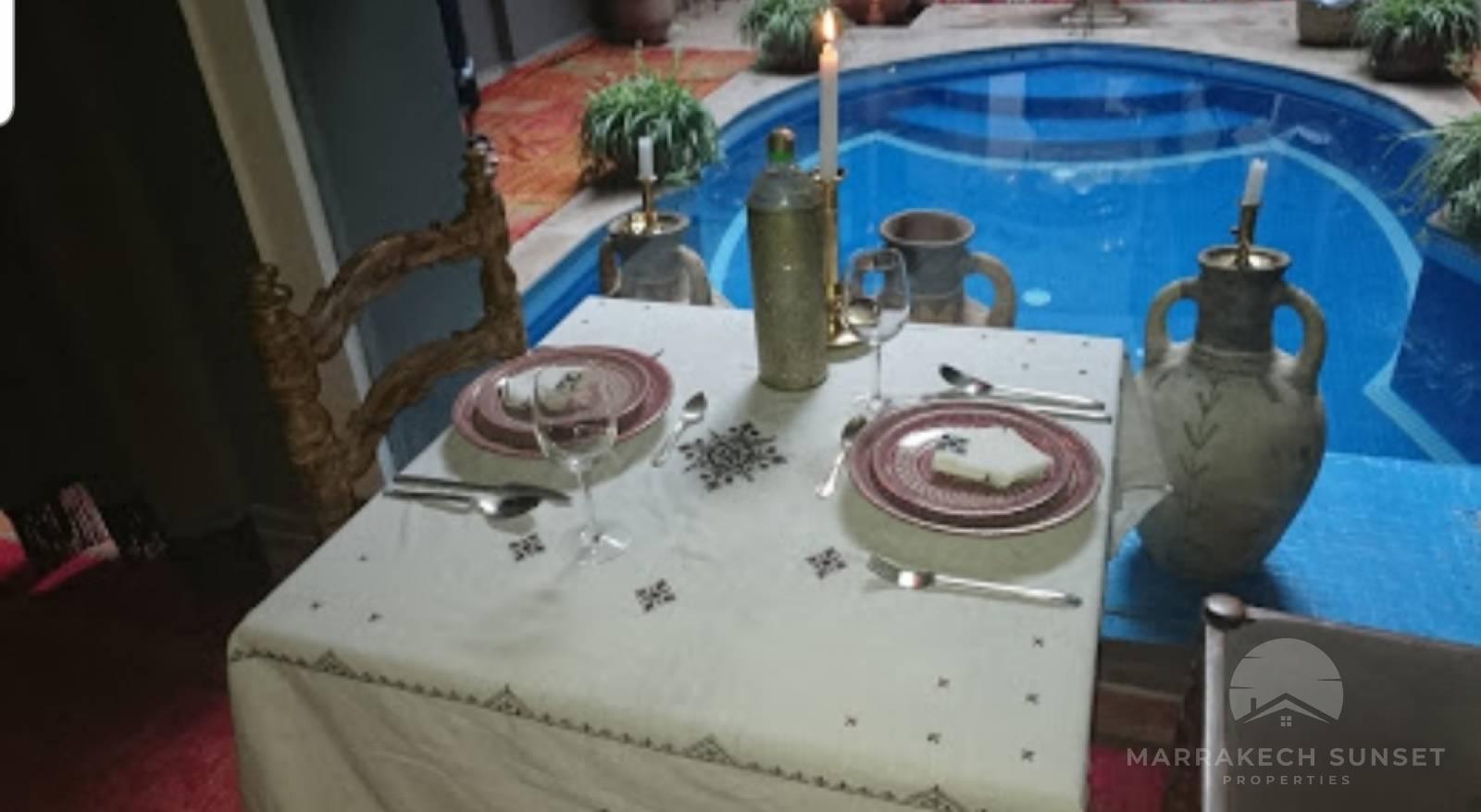 Authentic 9 bedroom Riad with prime location for sale in Marrakech