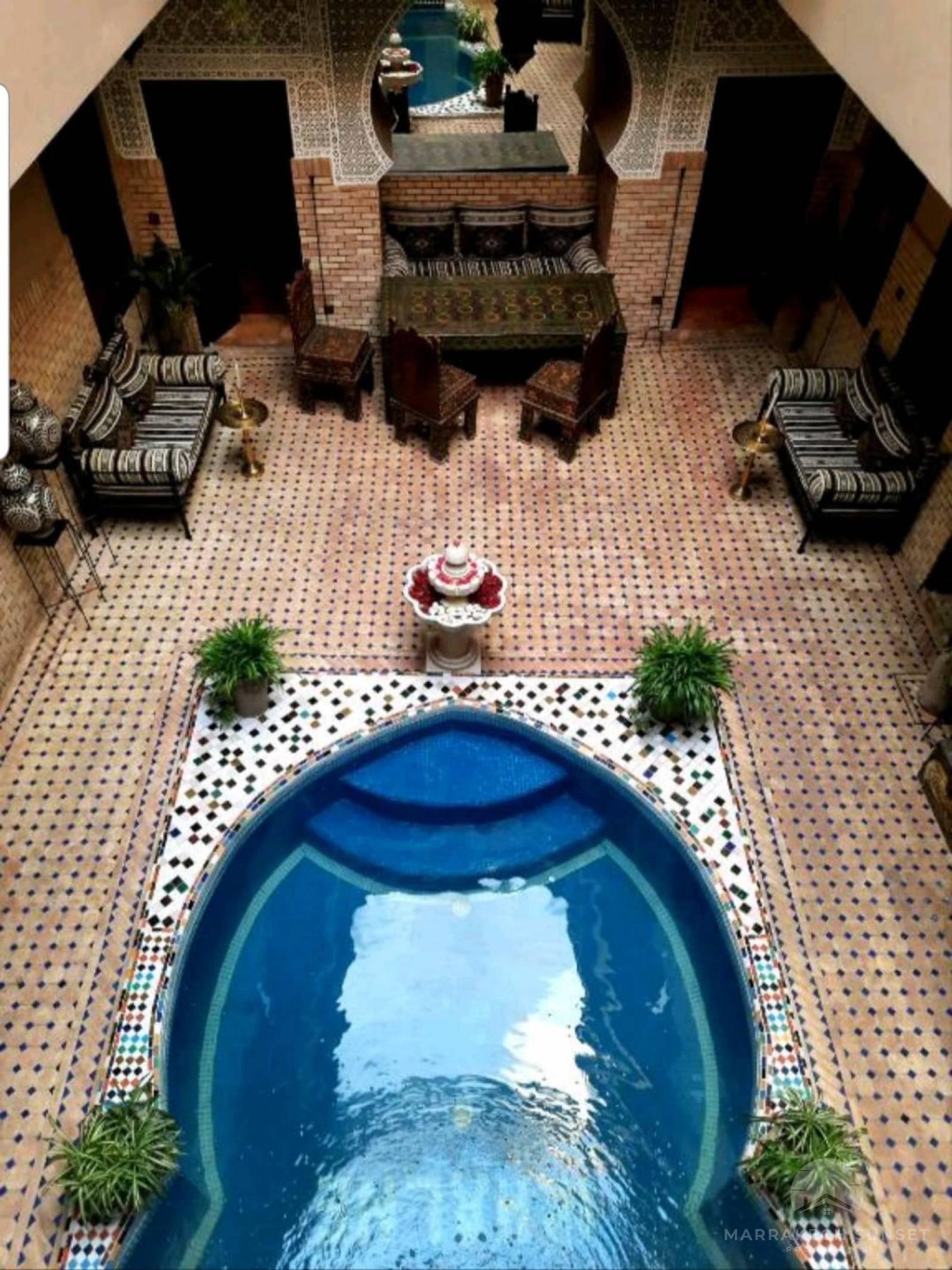 Authentic 9 bedroom Riad with prime location for sale in Marrakech
