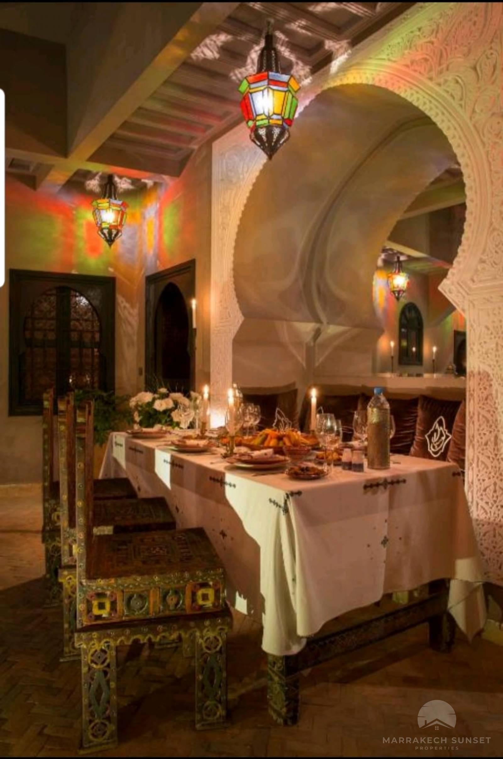 Authentic 9 bedroom Riad with prime location for sale in Marrakech
