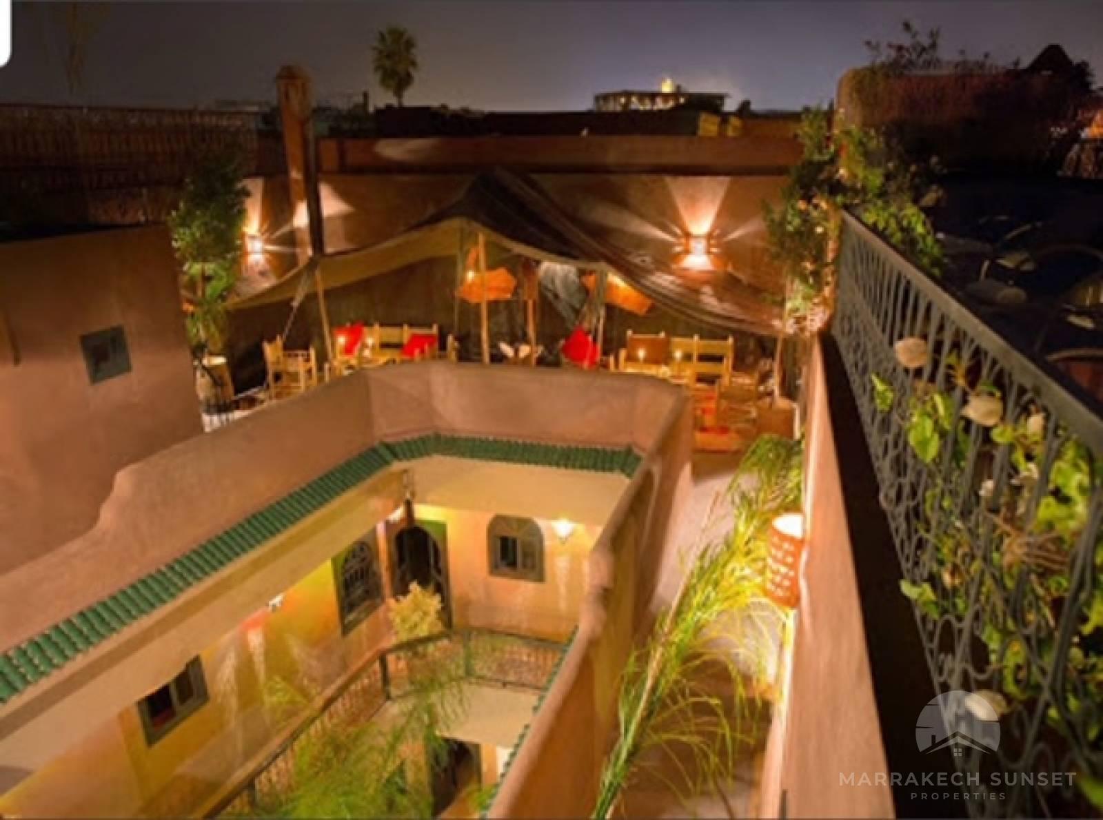 Authentic 9 bedroom Riad with prime location for sale in Marrakech