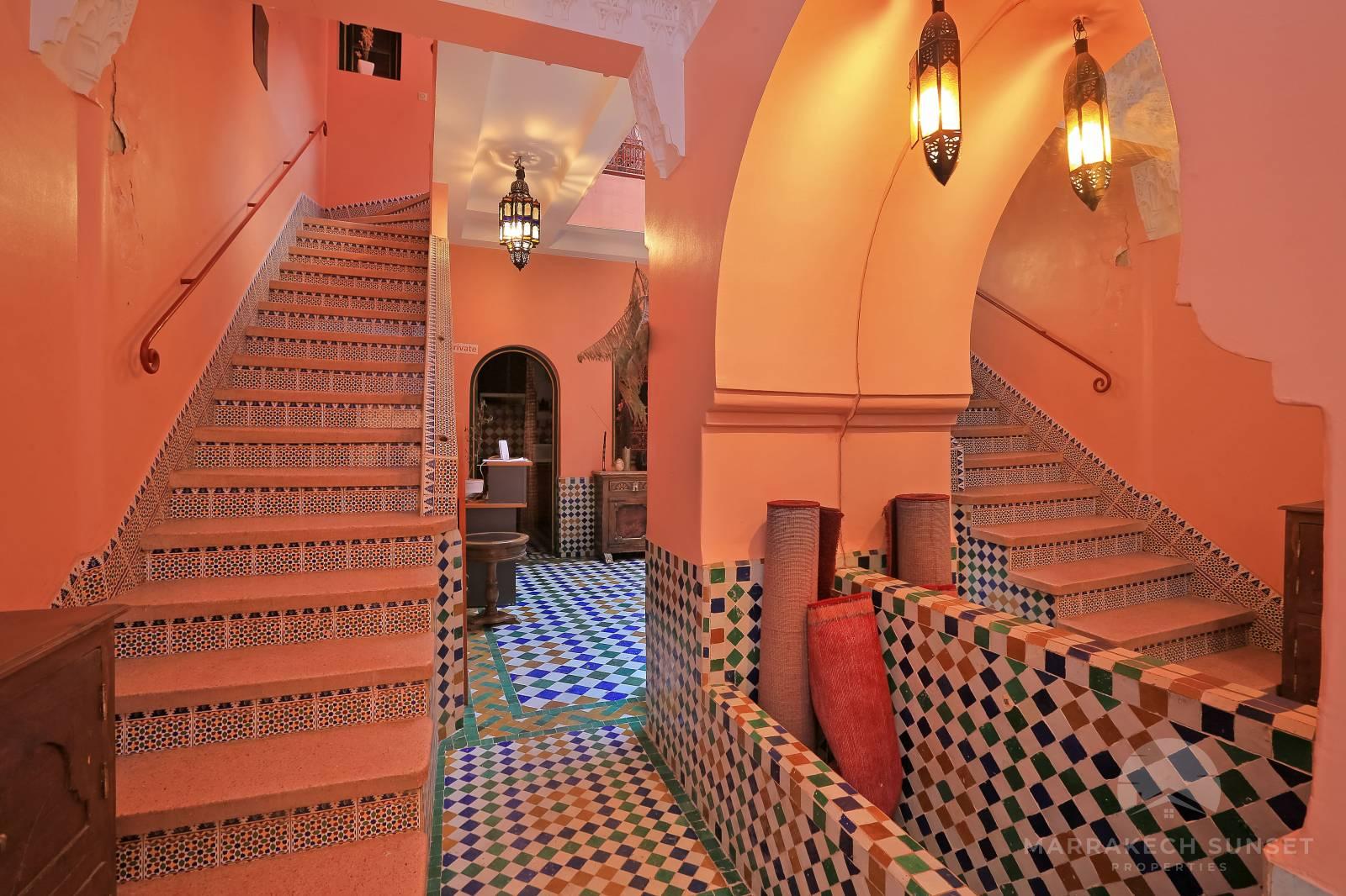 An exceptional 6 bedroom Marrakech riad for sale near Jemaa el fna square