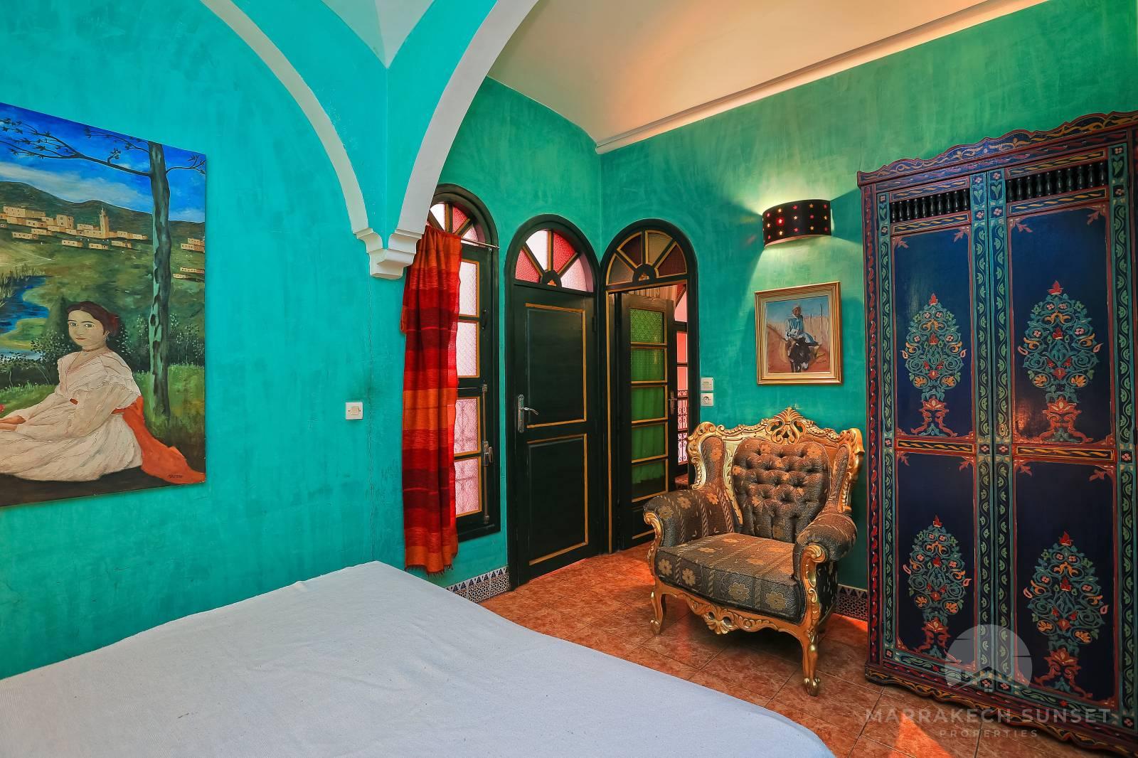 An exceptional 6 bedroom Marrakech riad for sale near Jemaa el fna square