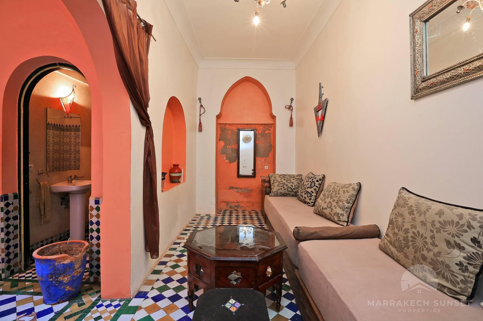 An exceptional 6 bedroom Marrakech riad for sale near Jemaa el fna square