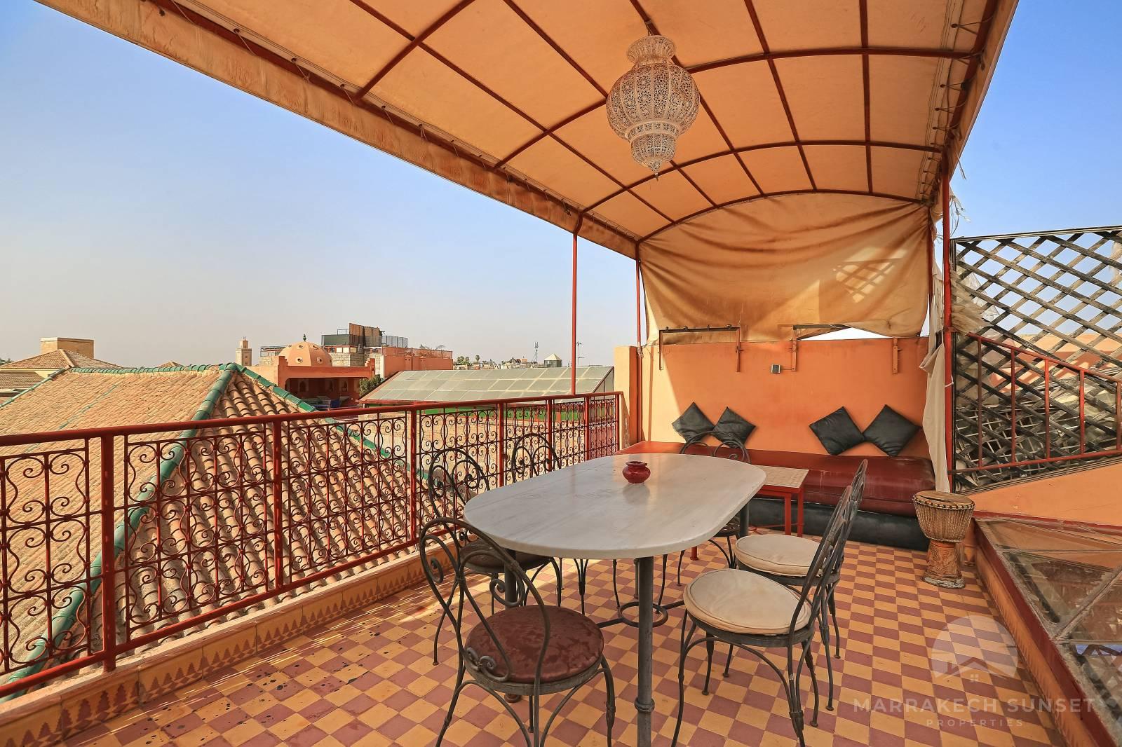 An exceptional 6 bedroom Marrakech riad for sale near Jemaa el fna square