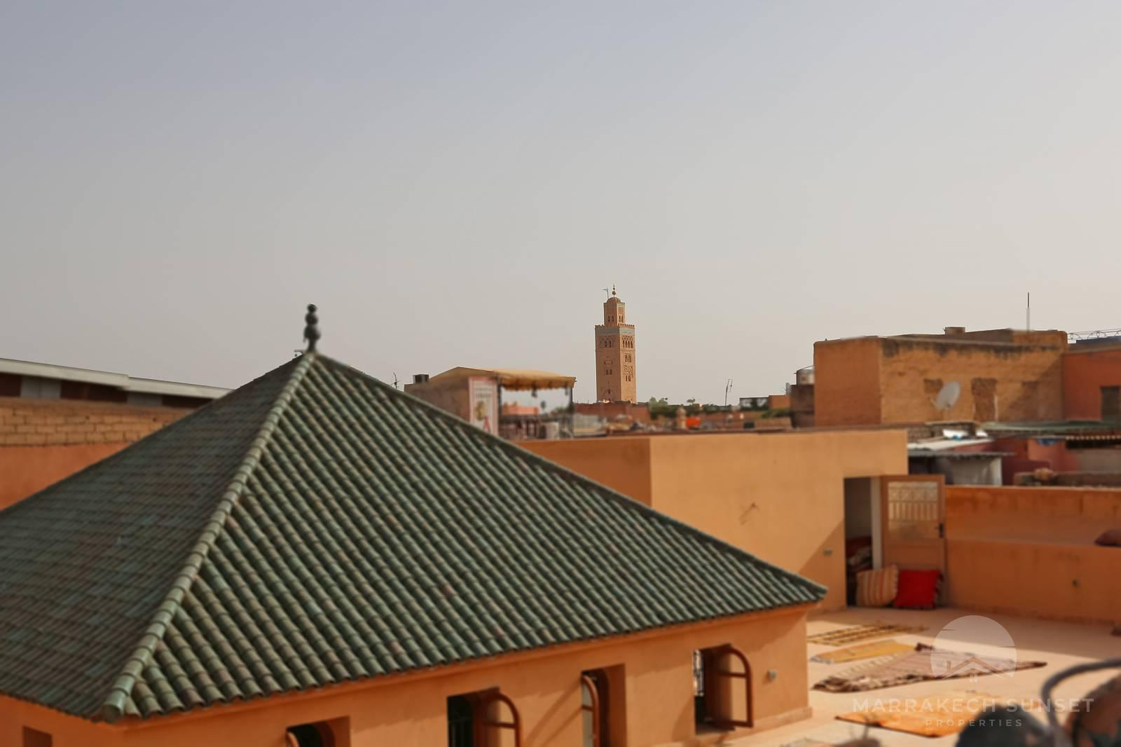 An exceptional 6 bedroom Marrakech riad for sale near Jemaa el fna square