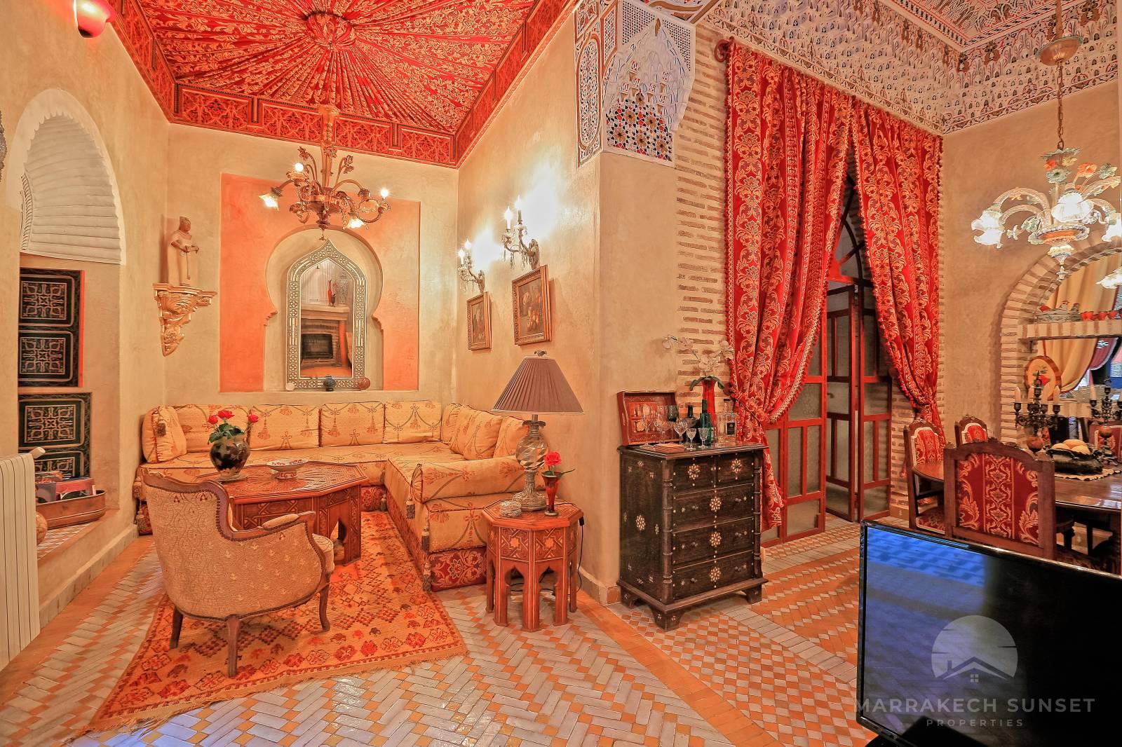 Beautiful 03 ensuite bedrooms Riad with for sale in Marrakech