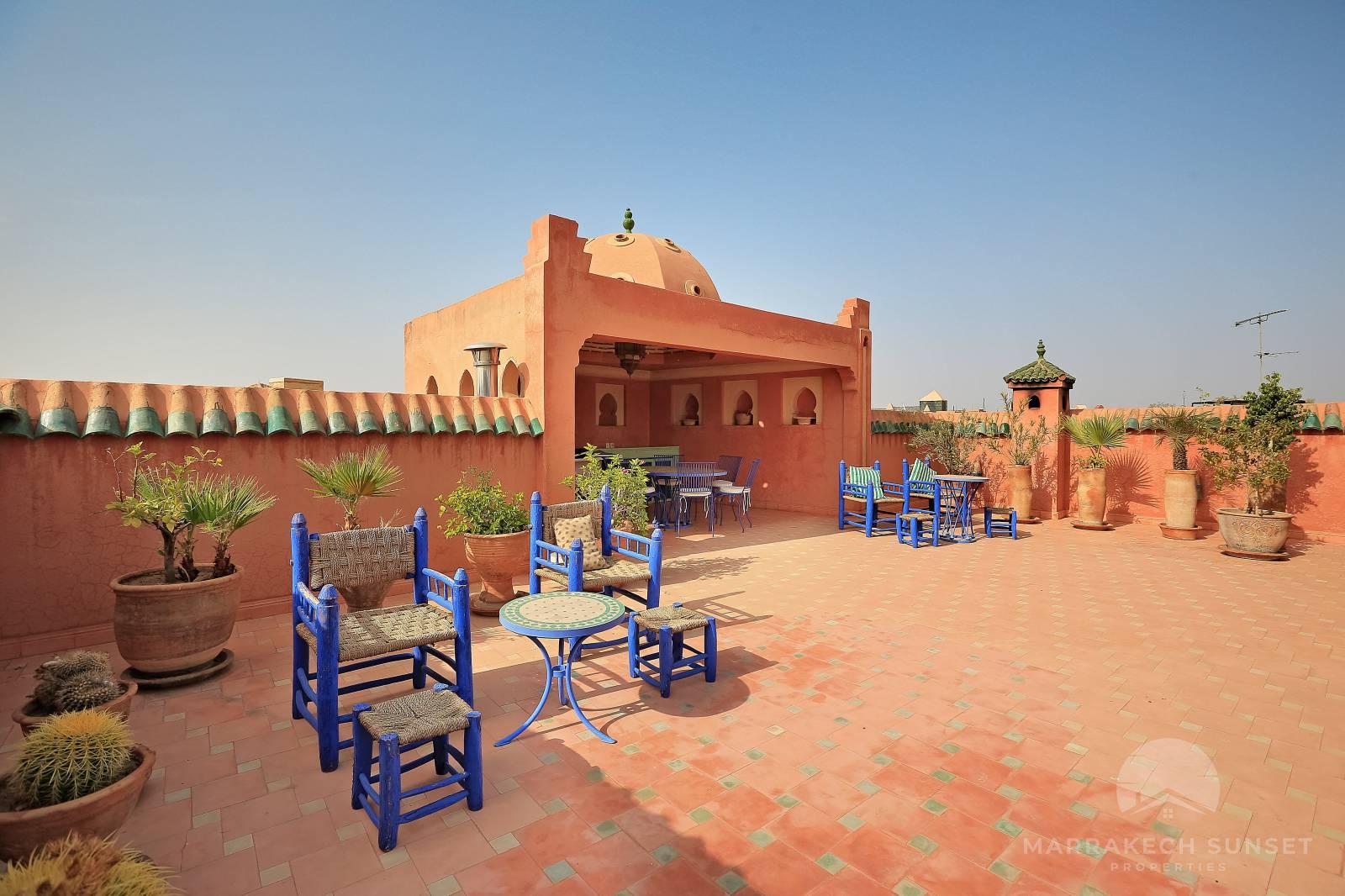 Beautiful 03 ensuite bedrooms Riad with for sale in Marrakech