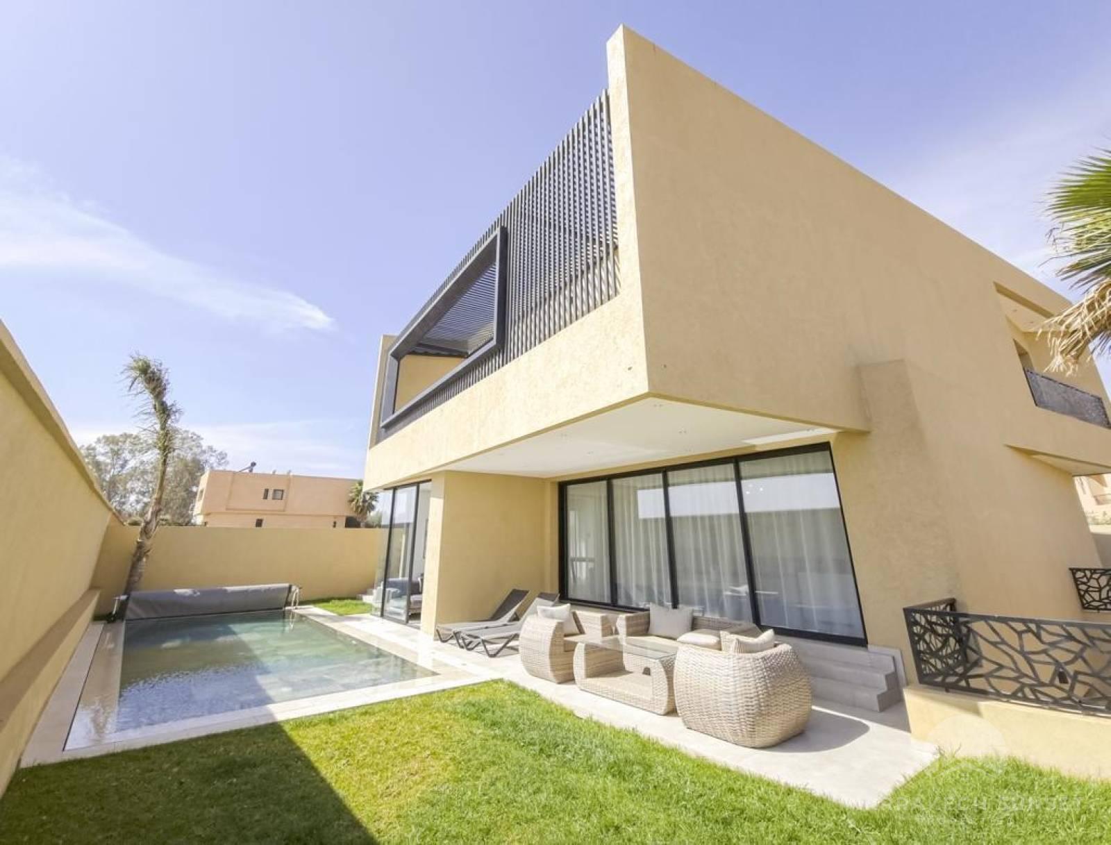 Beautiful Furnished Villa for Long-Term Rent in Amelkis Golf Residence, Marrakech