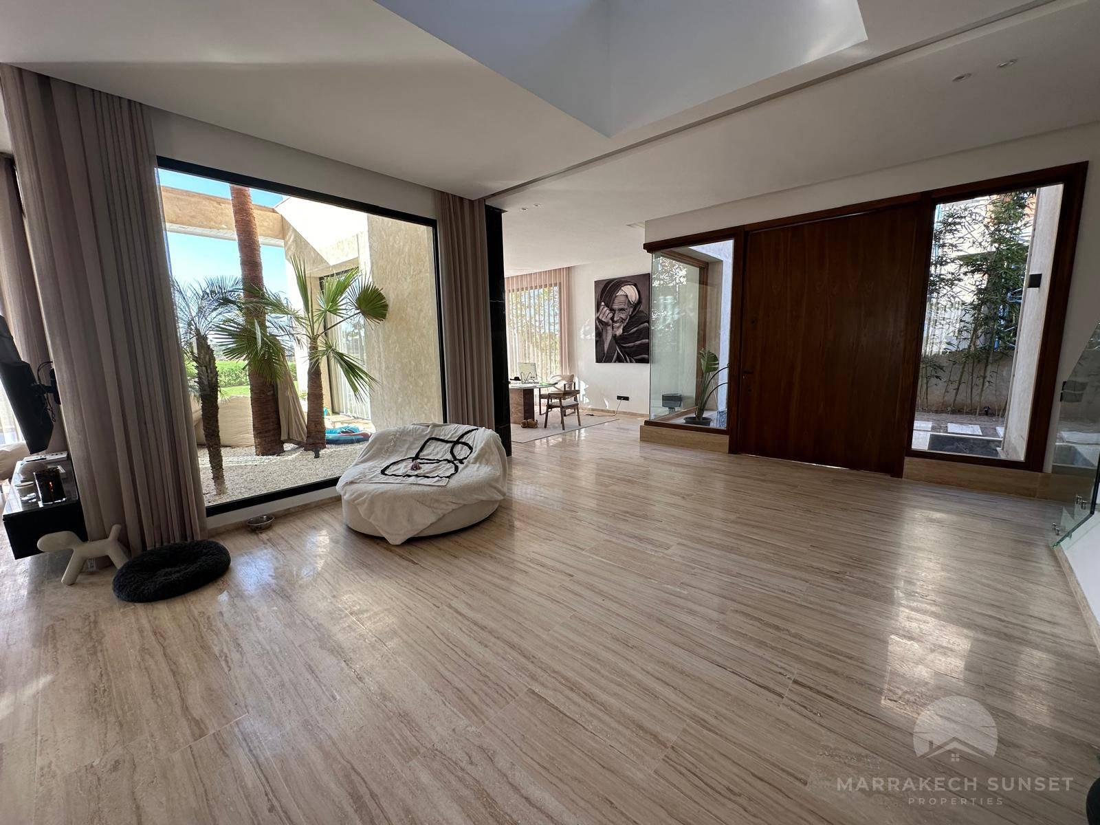 Front Golf Villa for Long-Term Rental in a Prestigious Golf Residence – Marrakech