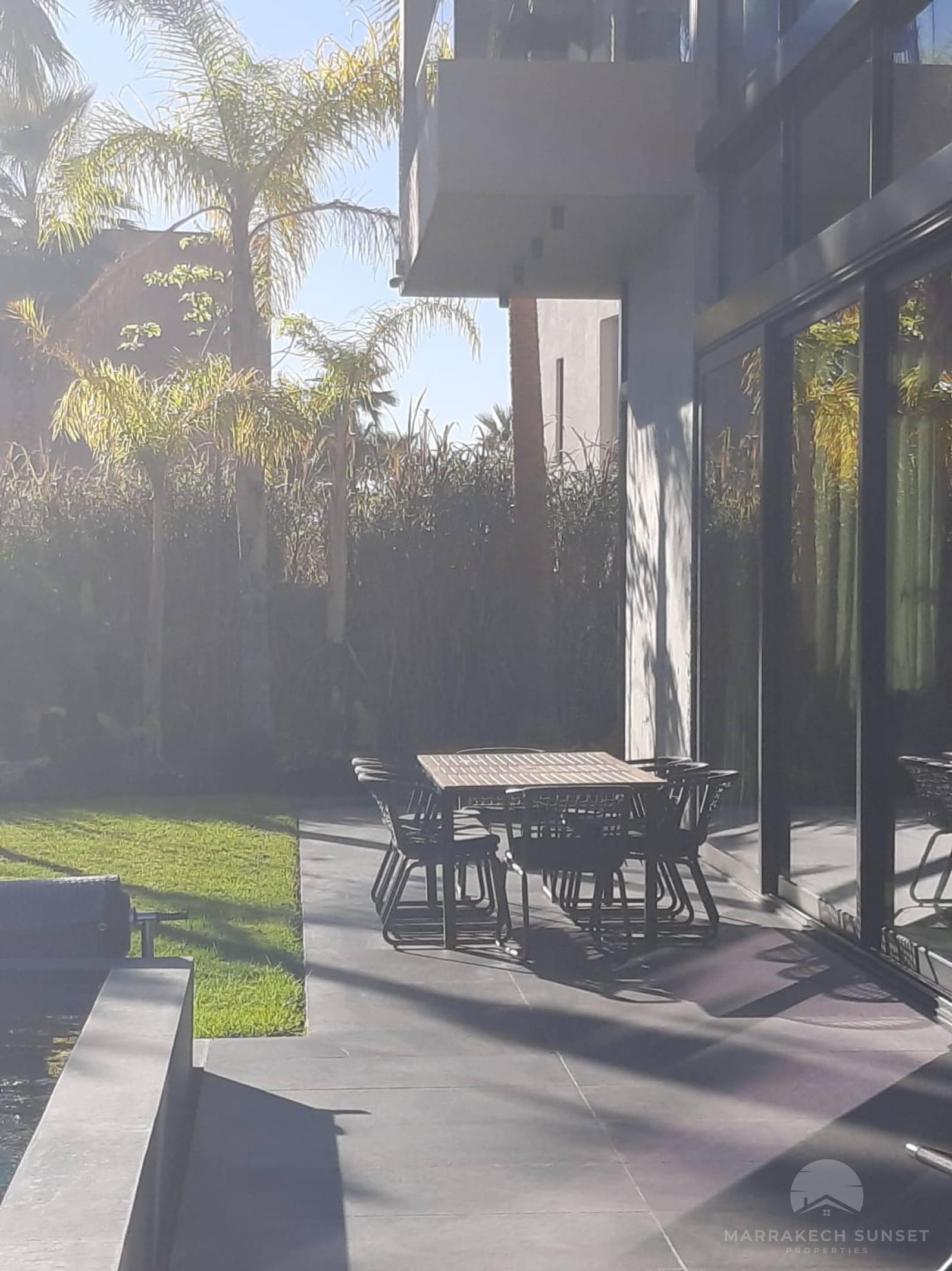 Luxury Contemporary Villa for sale front line Golf Marrakech